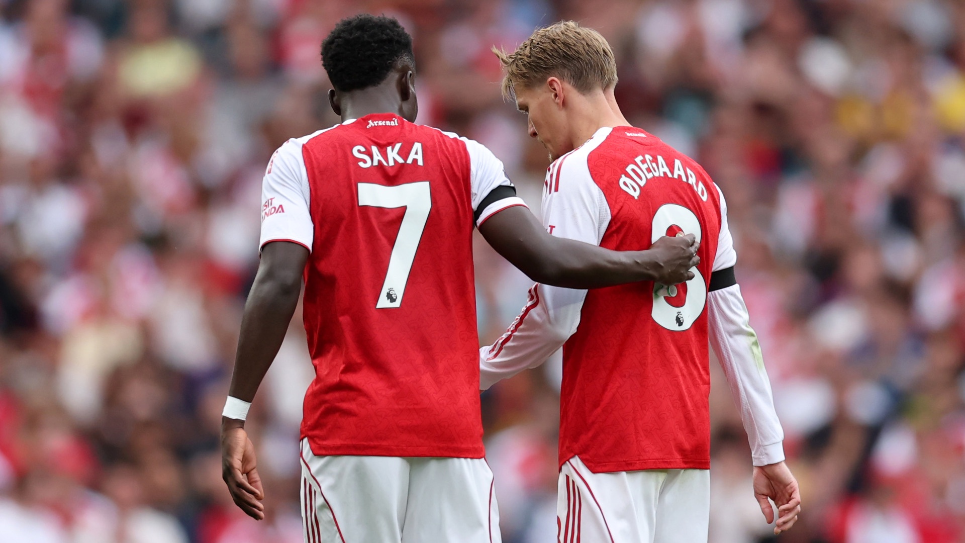 Arteta bekrefter at Saka er ute mot Liverpool, Ødegaard er også usikker