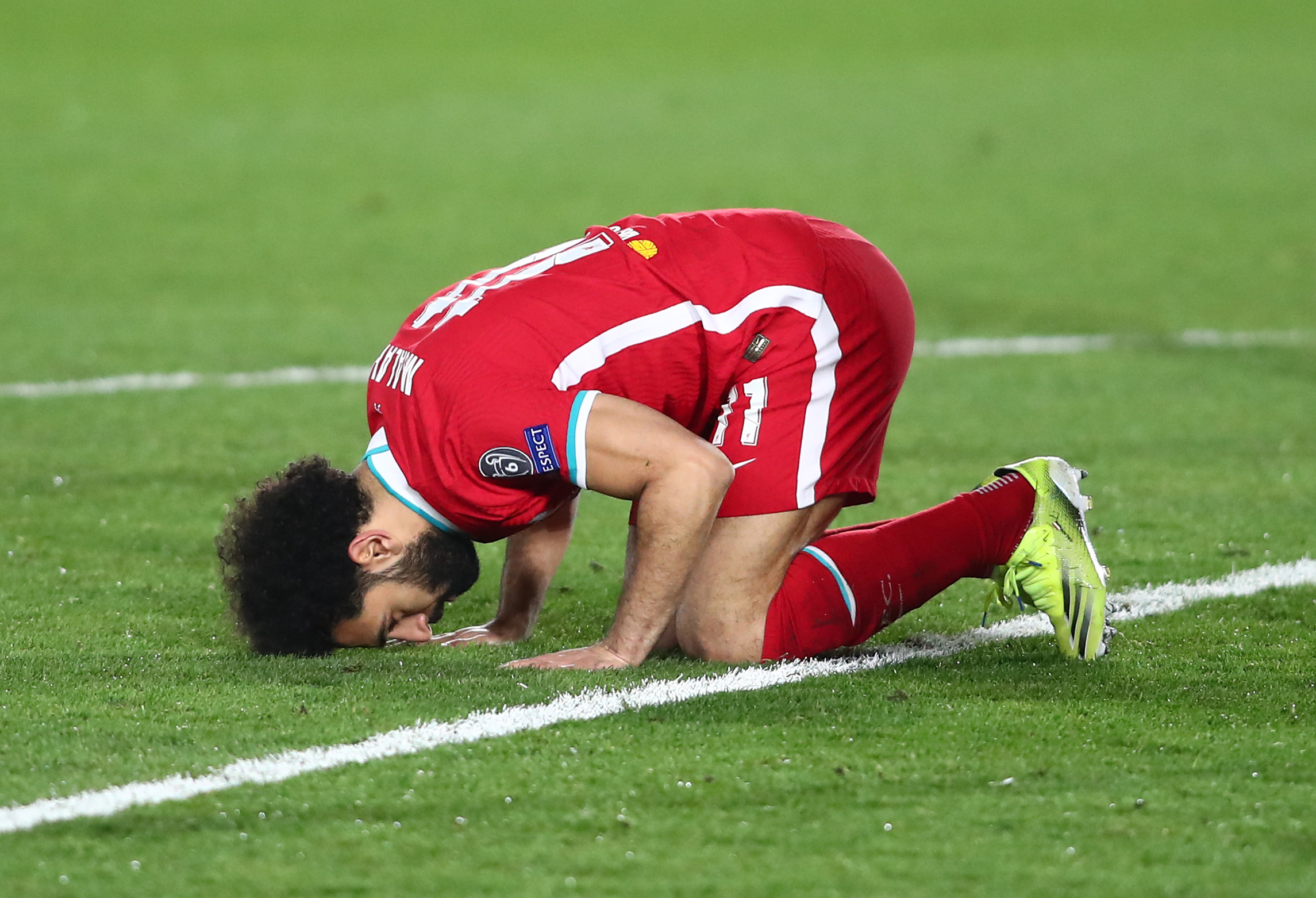 VIKTIG BORTEMÅL: Mohamed Salah scoret et veldig viktig bortemål.