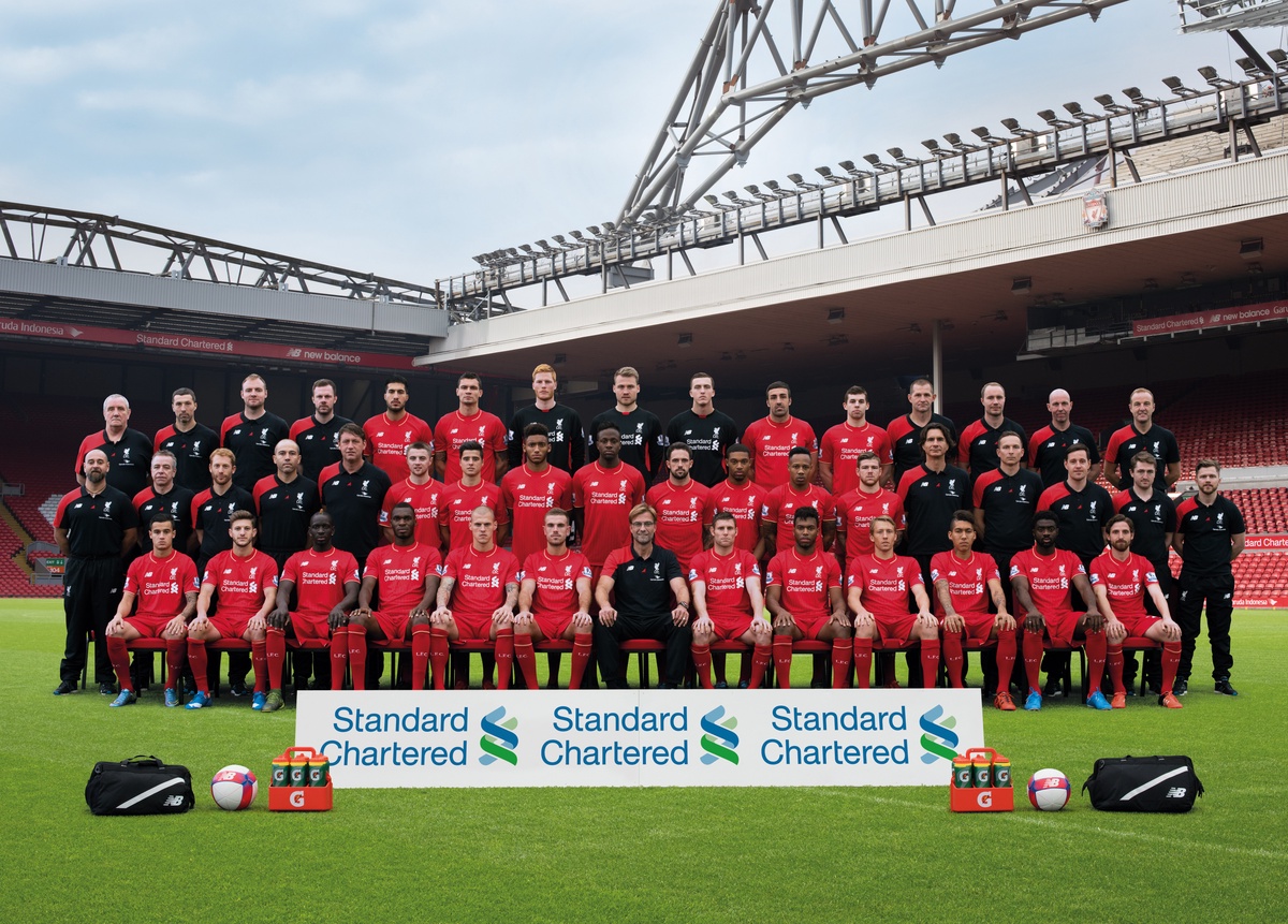 Lagbilde 2015-2016 med Klopp