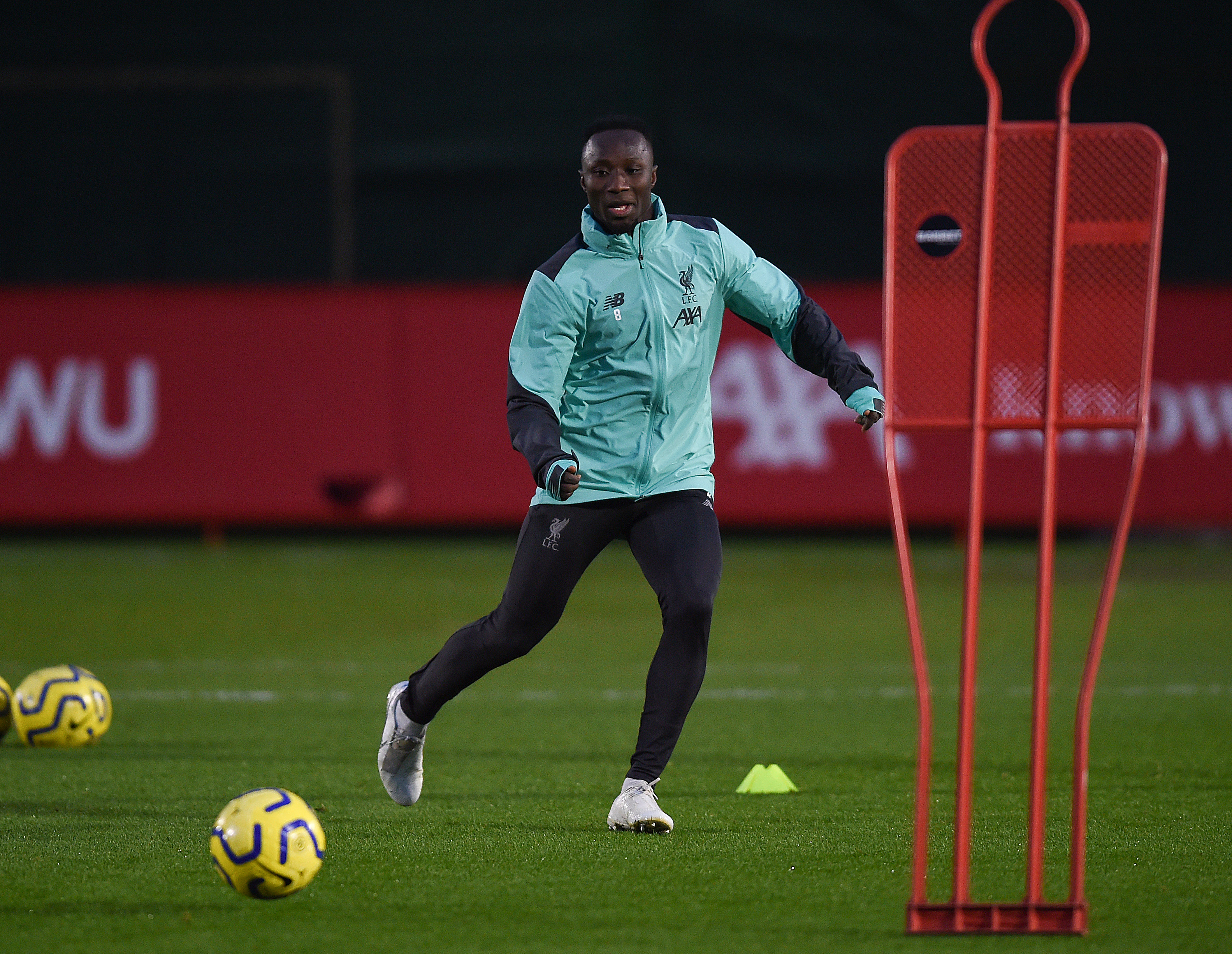 TILBAKE: Naby Keita er tilbake i full trening etter nok et kjedelig skadeopphold i starten av året.