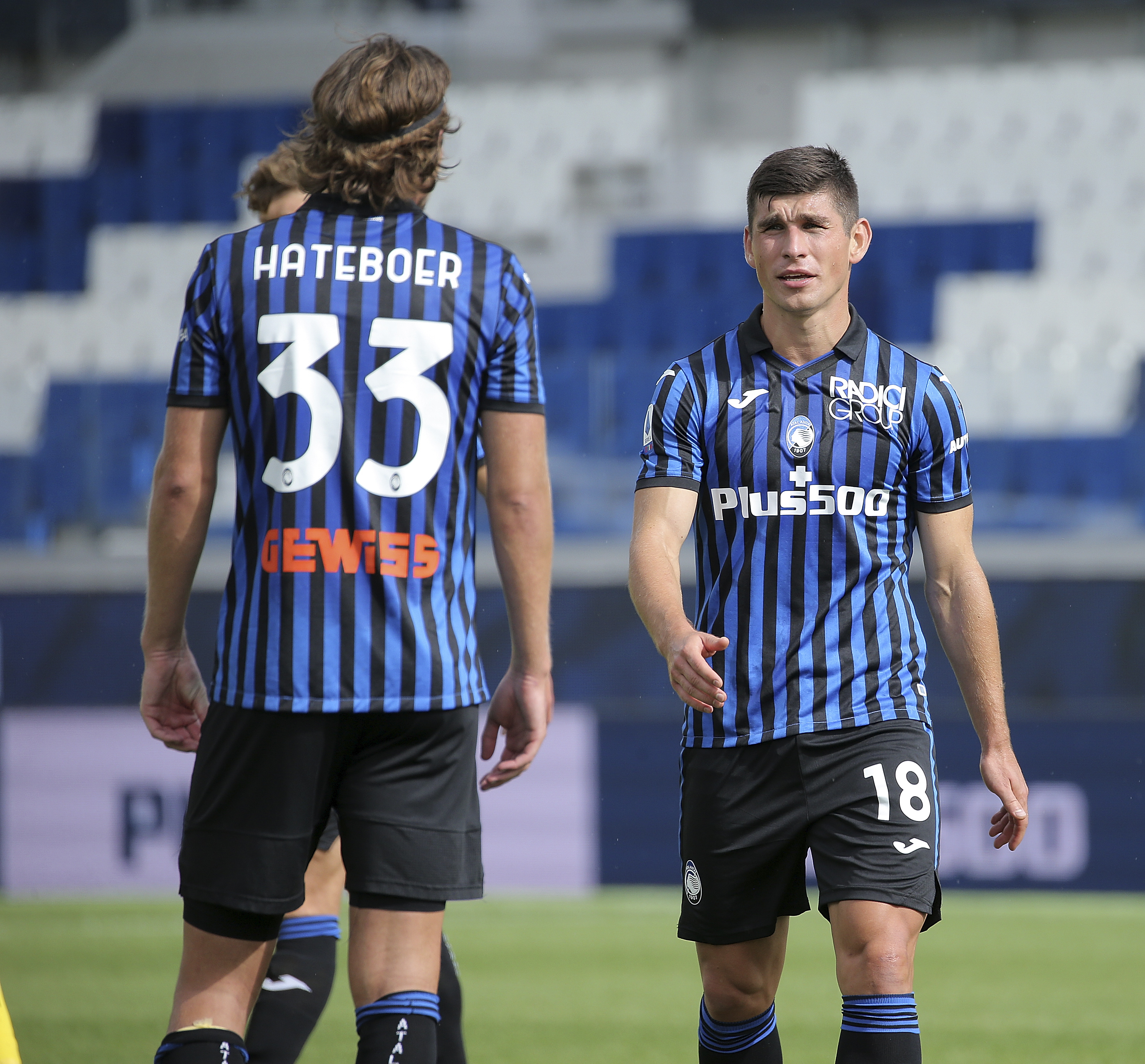 FÅR UT MYE AV SINE SPILLERE: Nederlandske Hans Hateboer (26) og ukrainske Ruslan Malinovskiy (27) er to av dem som presterer på sitt høyeste nivå i karrieren.