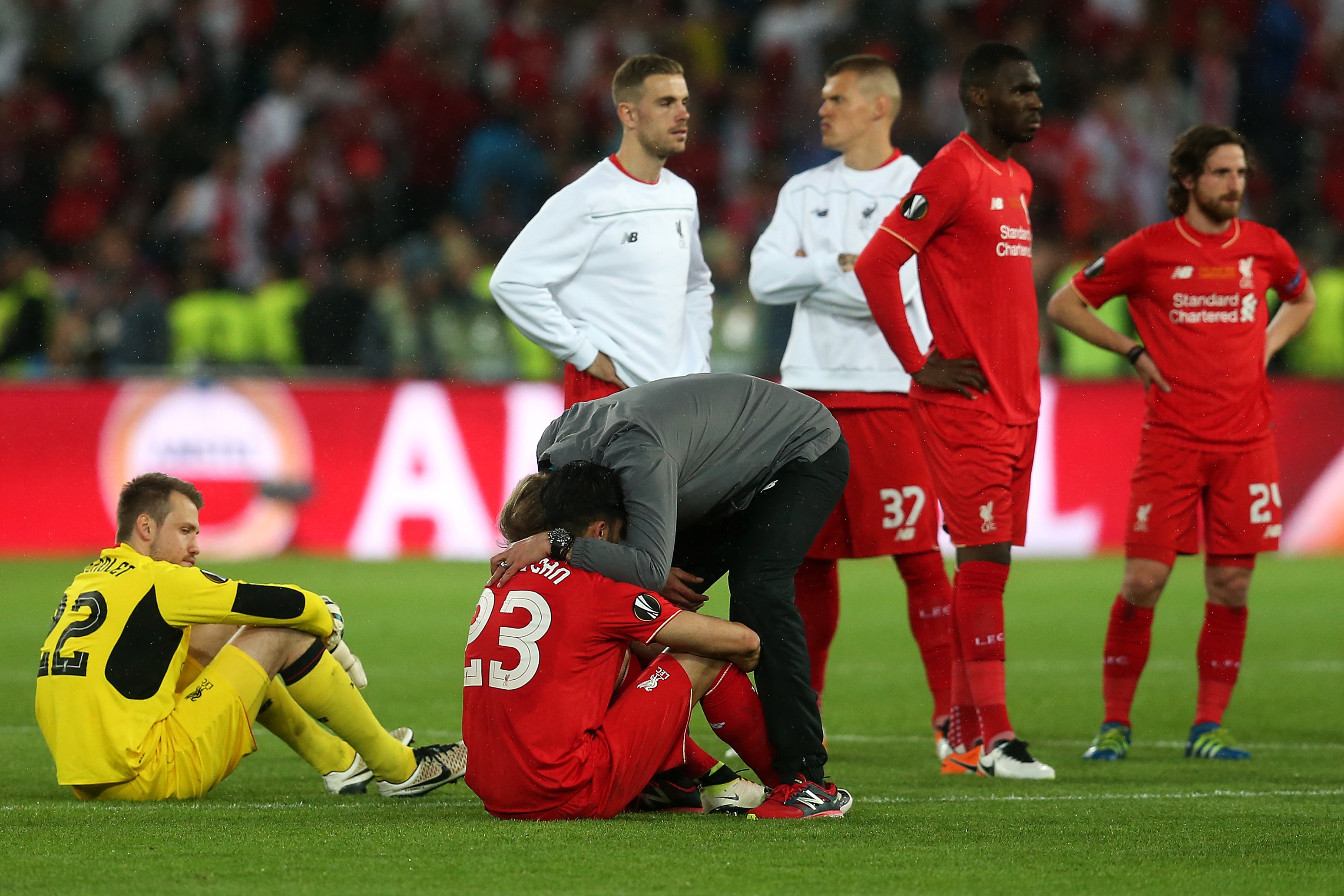 DISAPPOINTED: Liverpool's previous bid for the Europa League title ended with a final defeat in Basel.