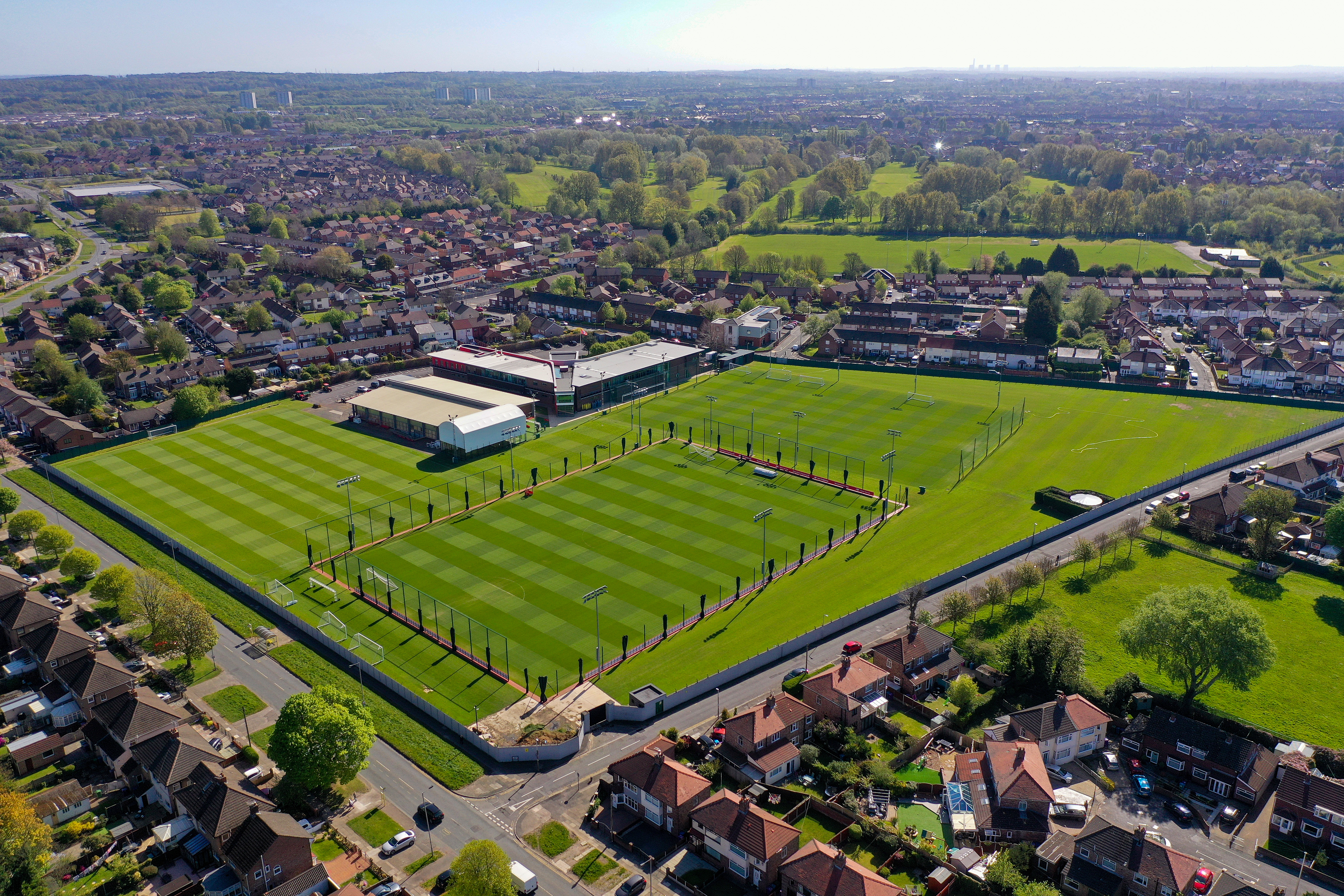 LITE AKTIVITET: Det er stille på klubbens treningsanlegg Melwood for tiden.