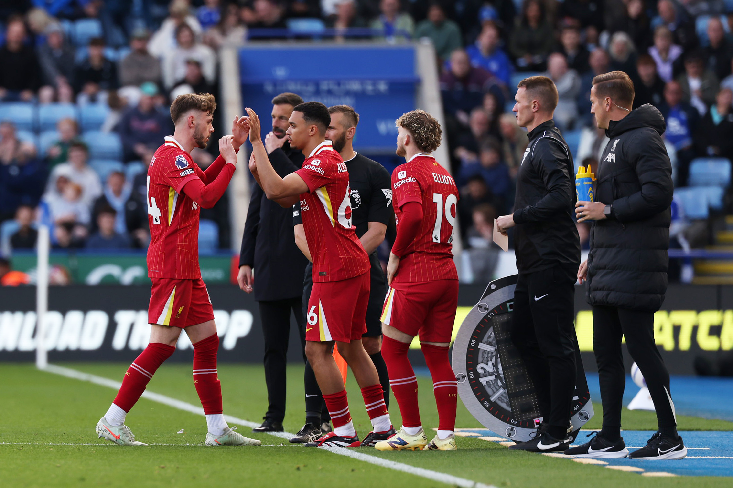 BYTTES INN: Conor Bradley kommer til å holde Trent Alexander-Arnold ute av startoppstillingen på søndag.