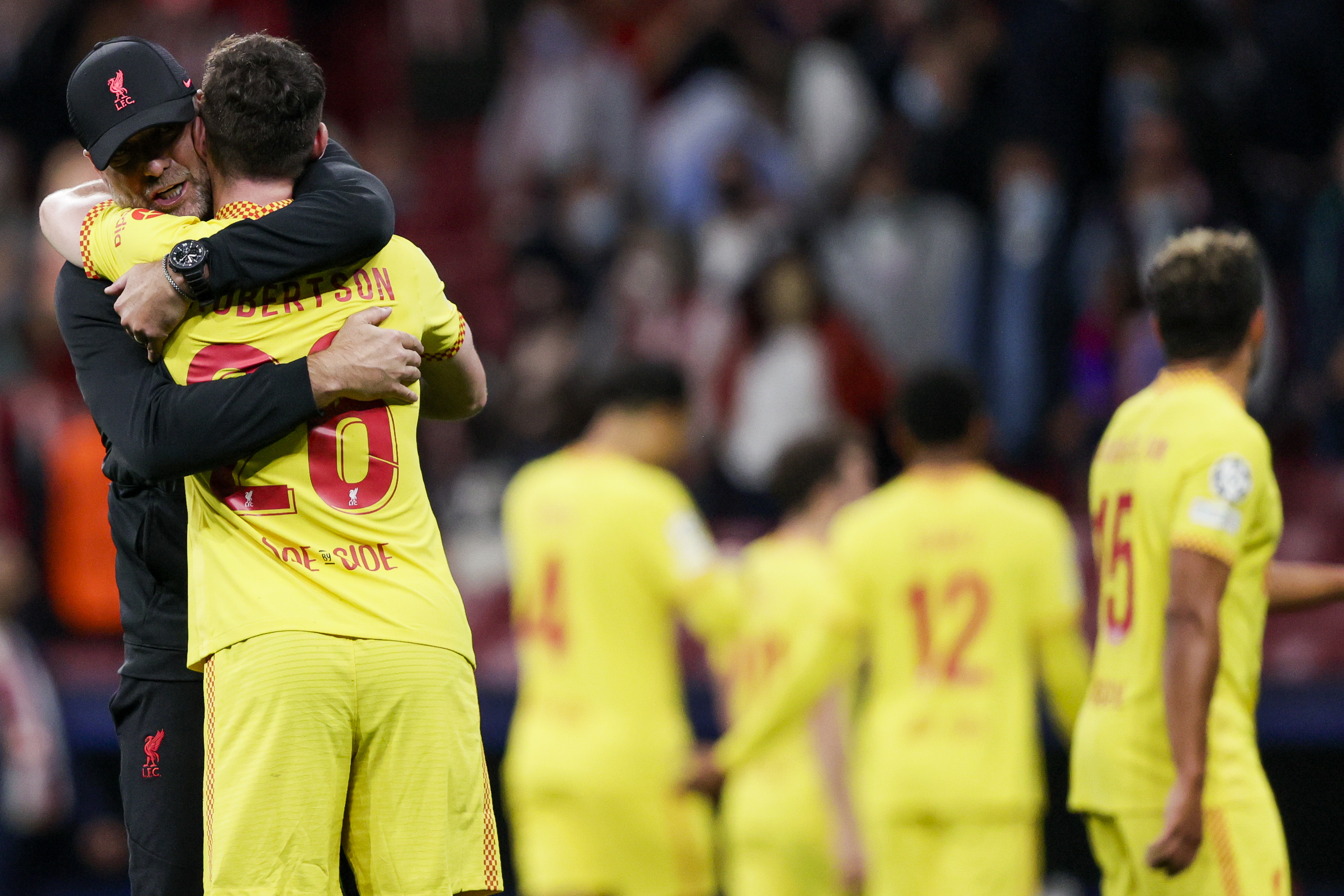 GOD KLEM: Det spørs om Jürgen Klopp hadde gått med på å la Andy Robertson dra.