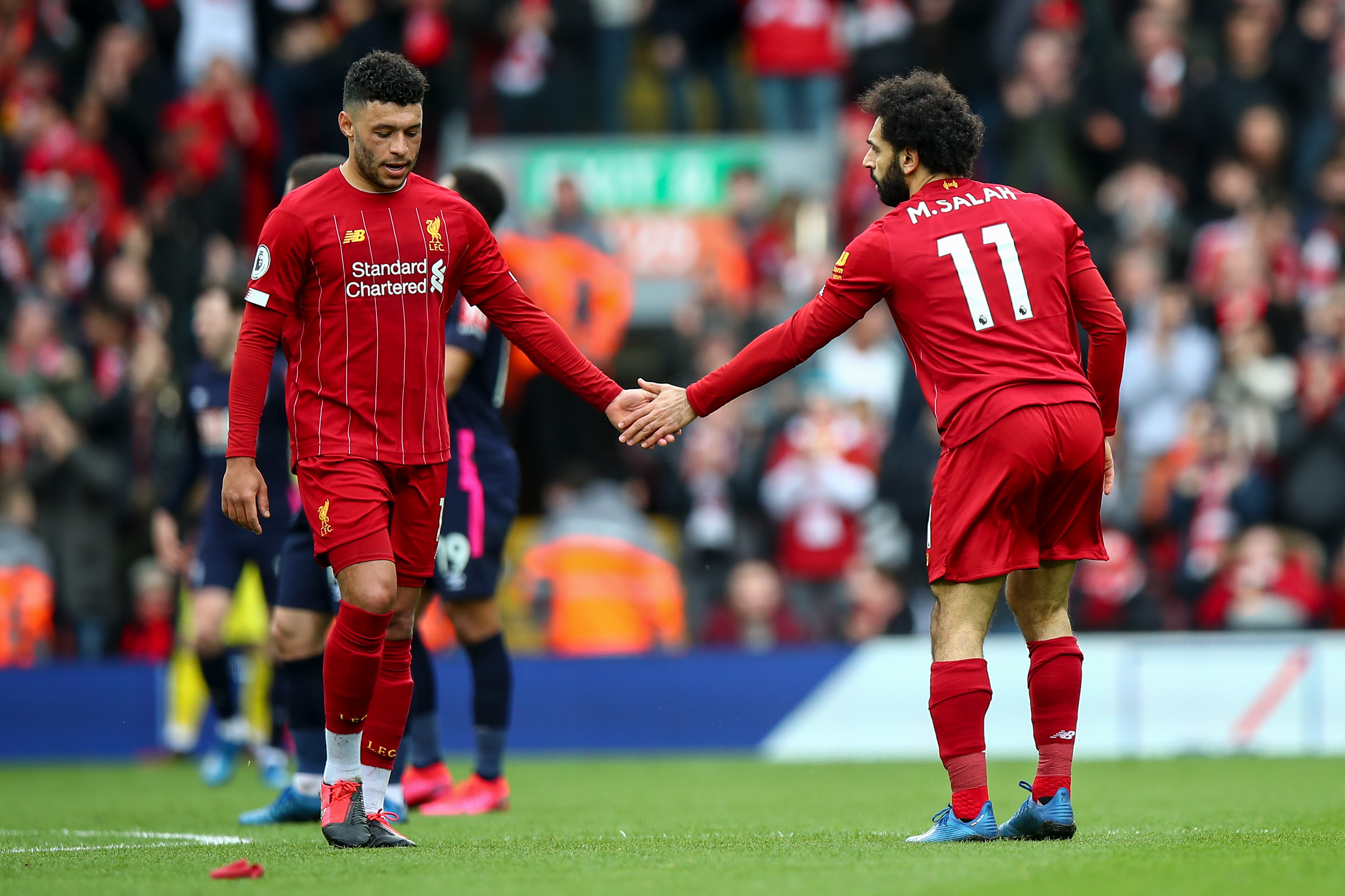 OUT: Kun Firminio byttes ut oftere av Klopp enn Ox og Salah.