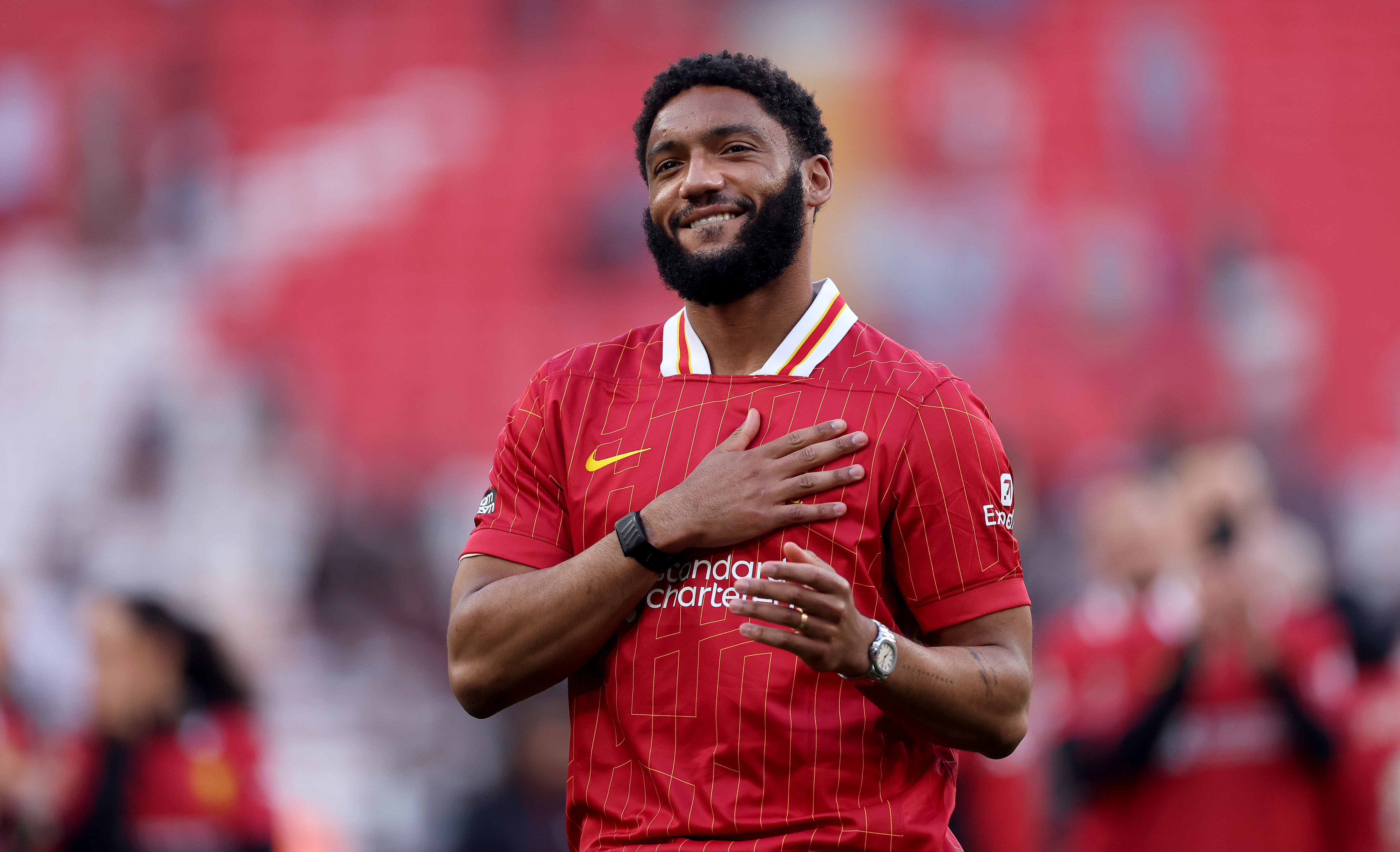 LOJAL: Joe Gomez er også en spiller som kan forsvinne fra Liverpool i sommer.