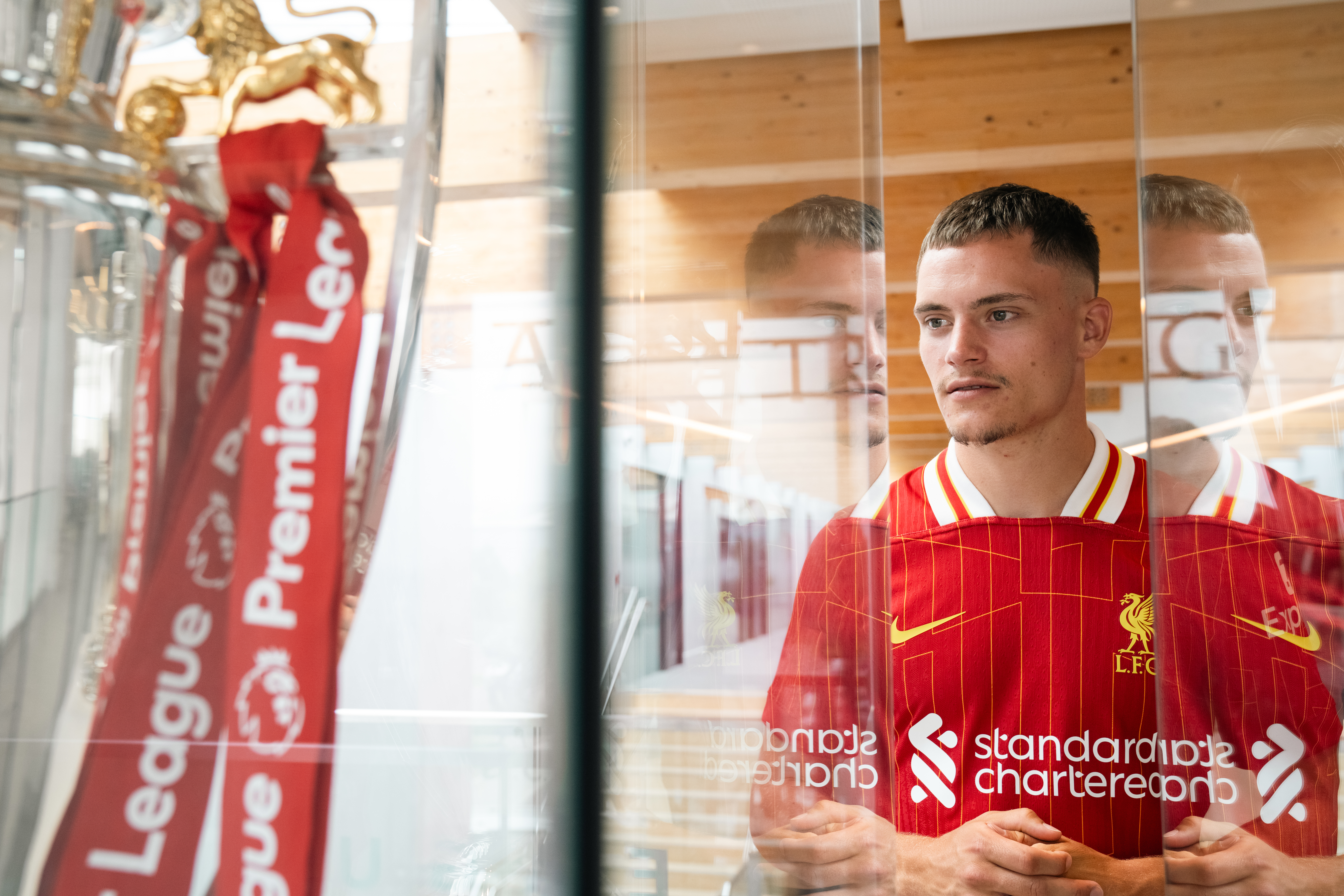 MESTERE: Florian Wirtz blir en del av et lag som nylig har vunnet Premier League-tittelen.