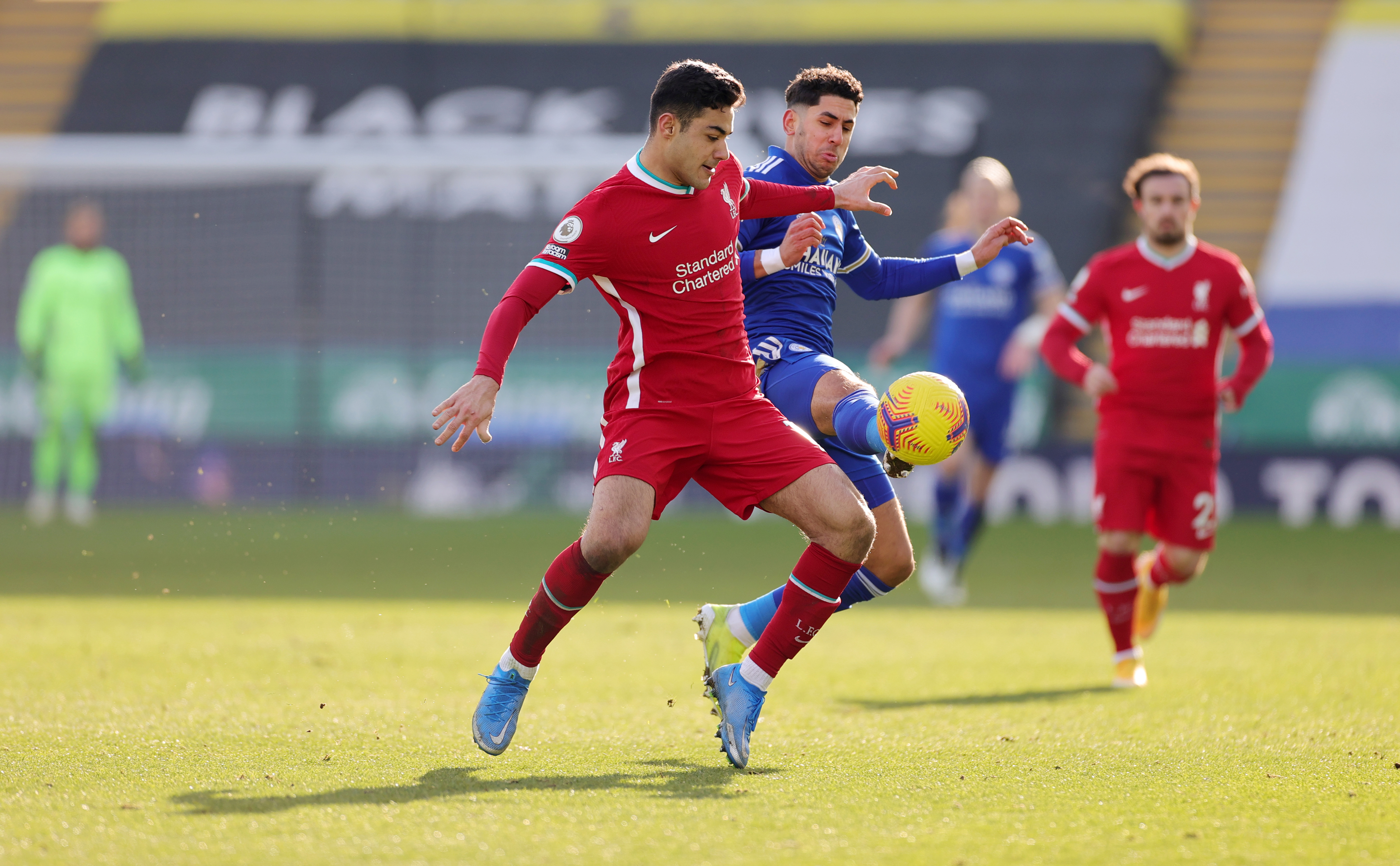 DEBUTERTE: Ozan Kabak fikk sin debut mot Leicester City.