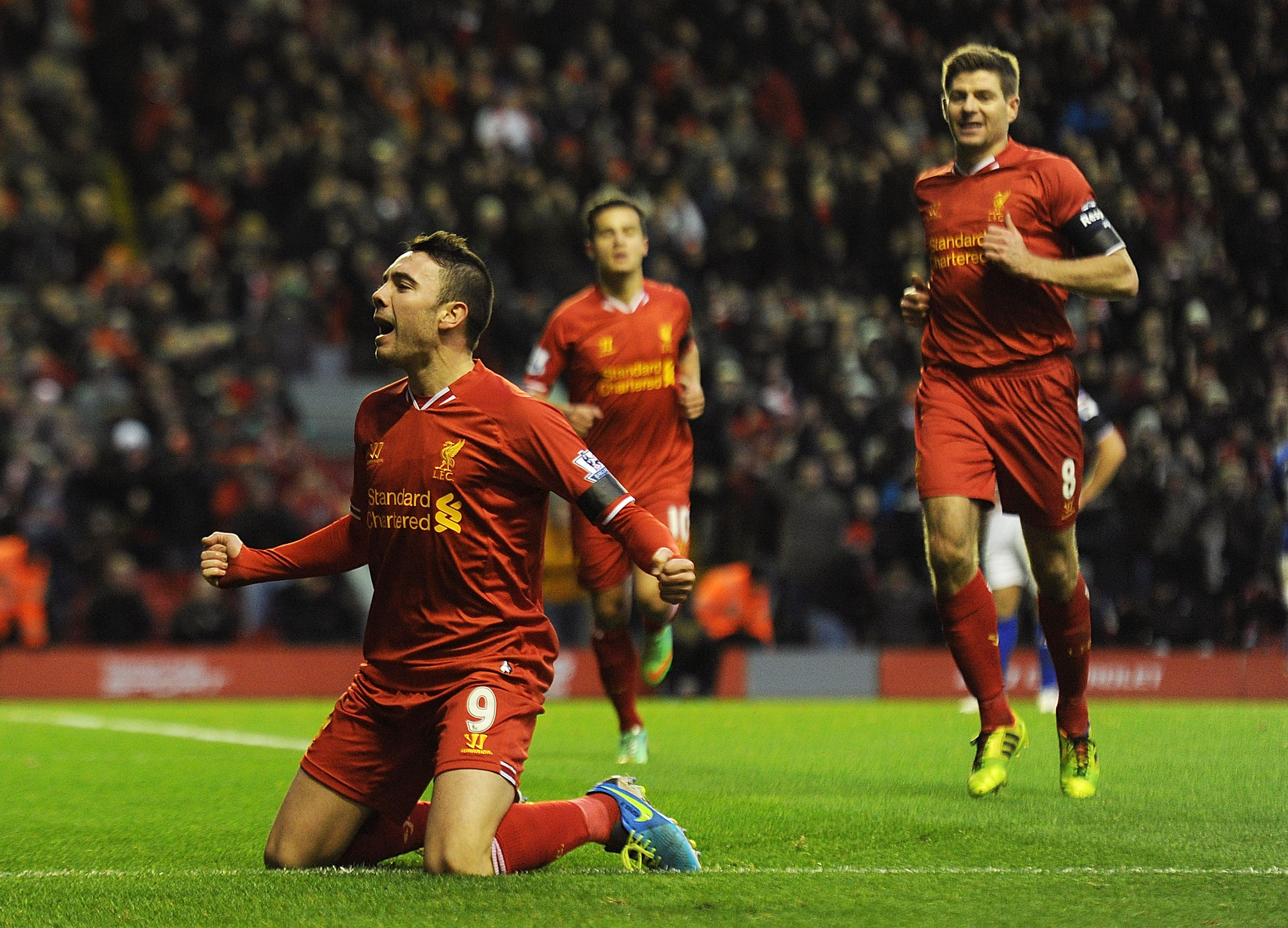 ETT MÅL: Iago Aspas noterte én scoring for Liverpool, den kom mot Oldham Athletic i FA-cupens tredje runde.