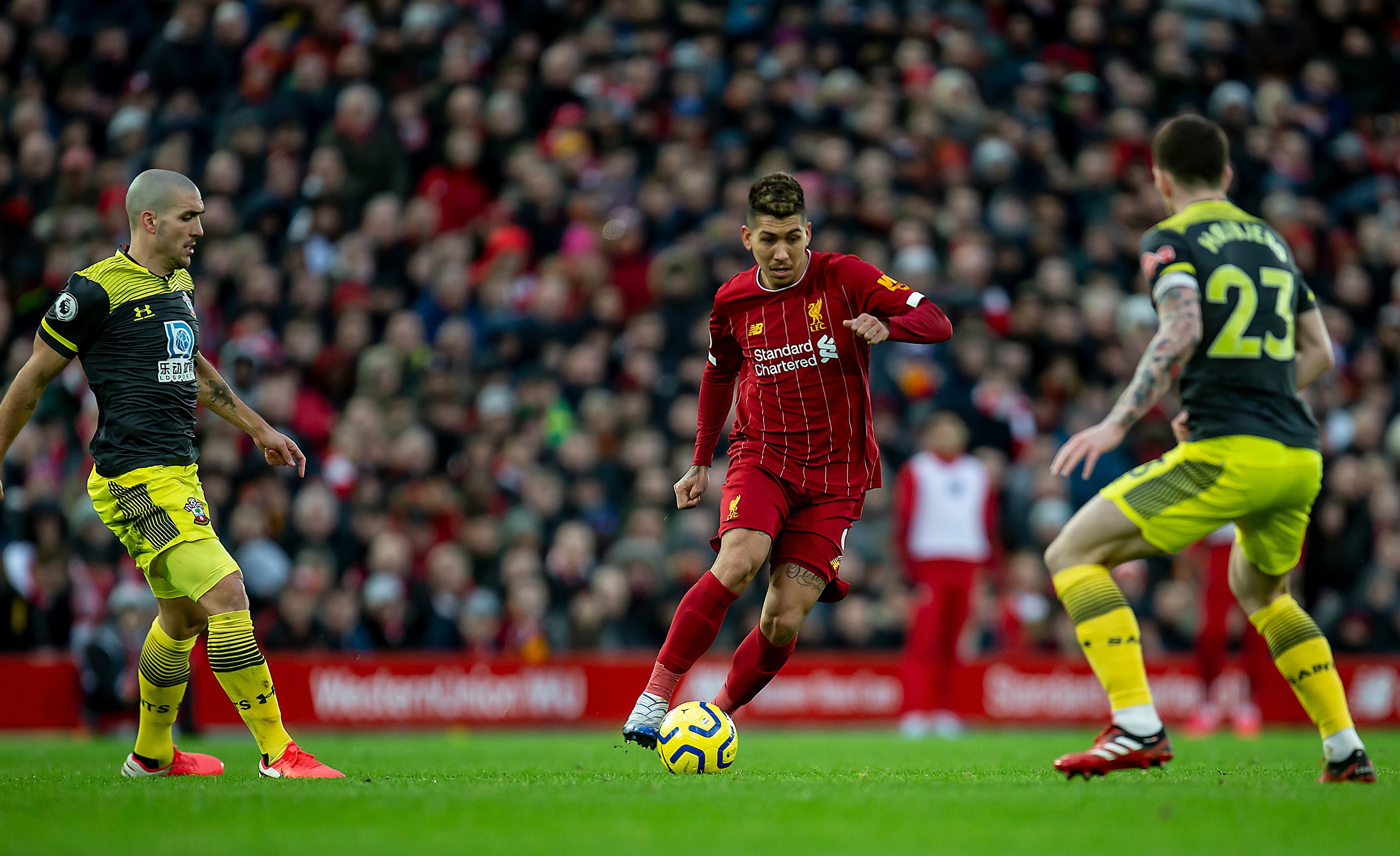 ON THE BALL: Roberto Firmino var glimrende mot Southampton.