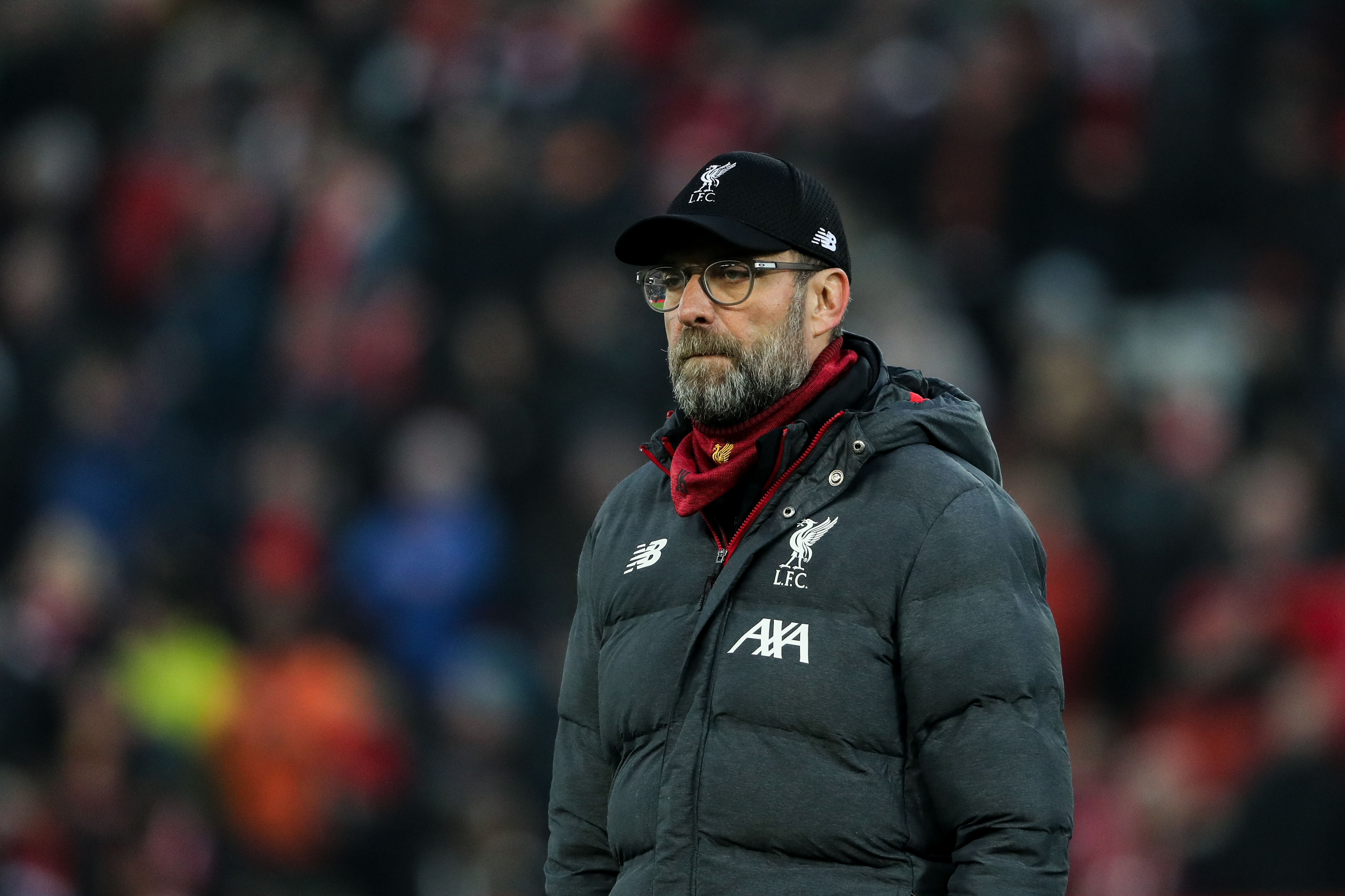 TANKEFULL: En betenkt Klopp før gårsdagens kamp. Nå ser det unektelig lyst ut.