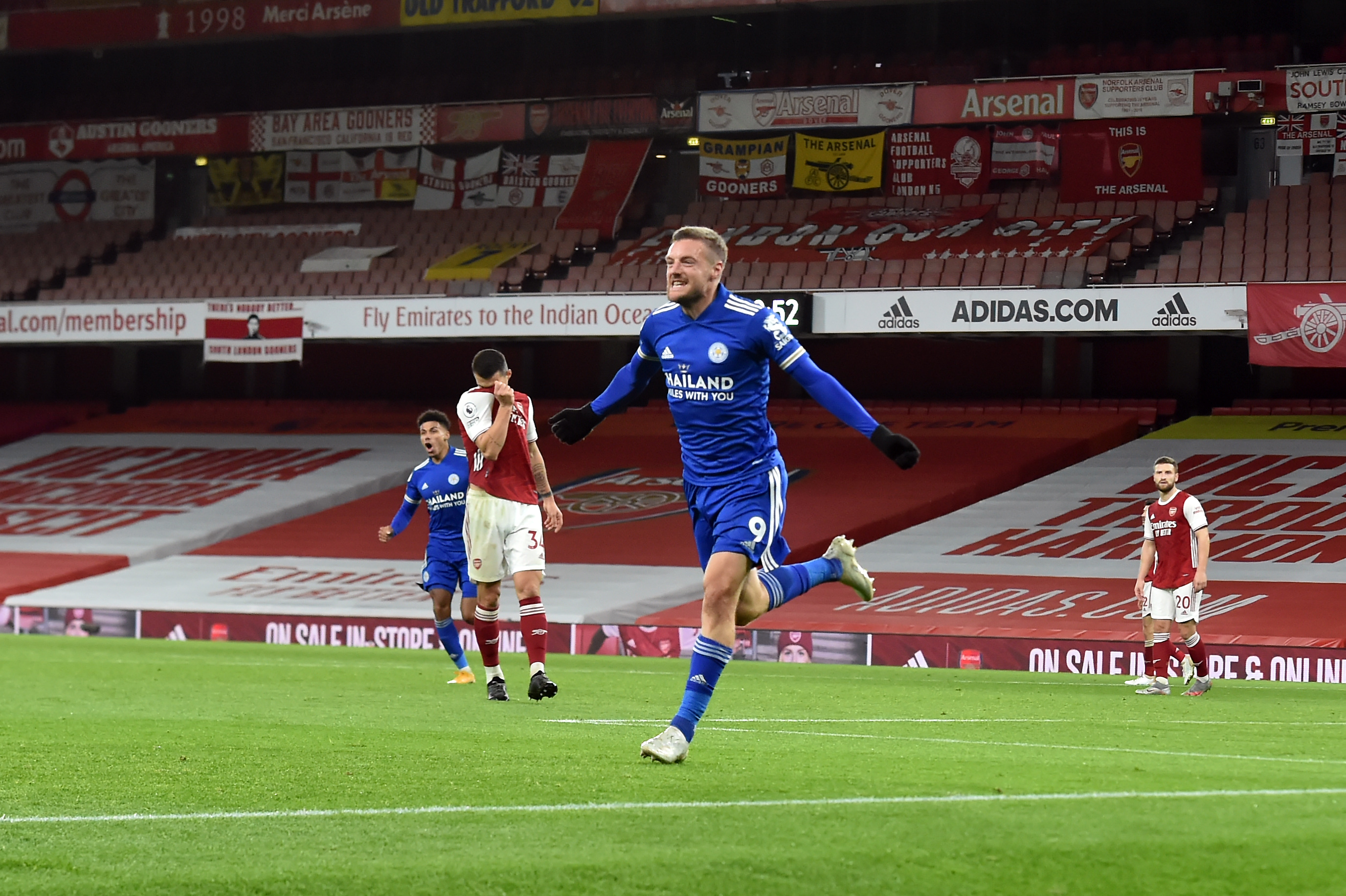 TOPPSCORER: Ingen scoret flere enn Jamie Vardy i fjor, denne sesongen er han likt med Heung-min Son, Dominic Calvert-Lewin og Mohamed Salah.