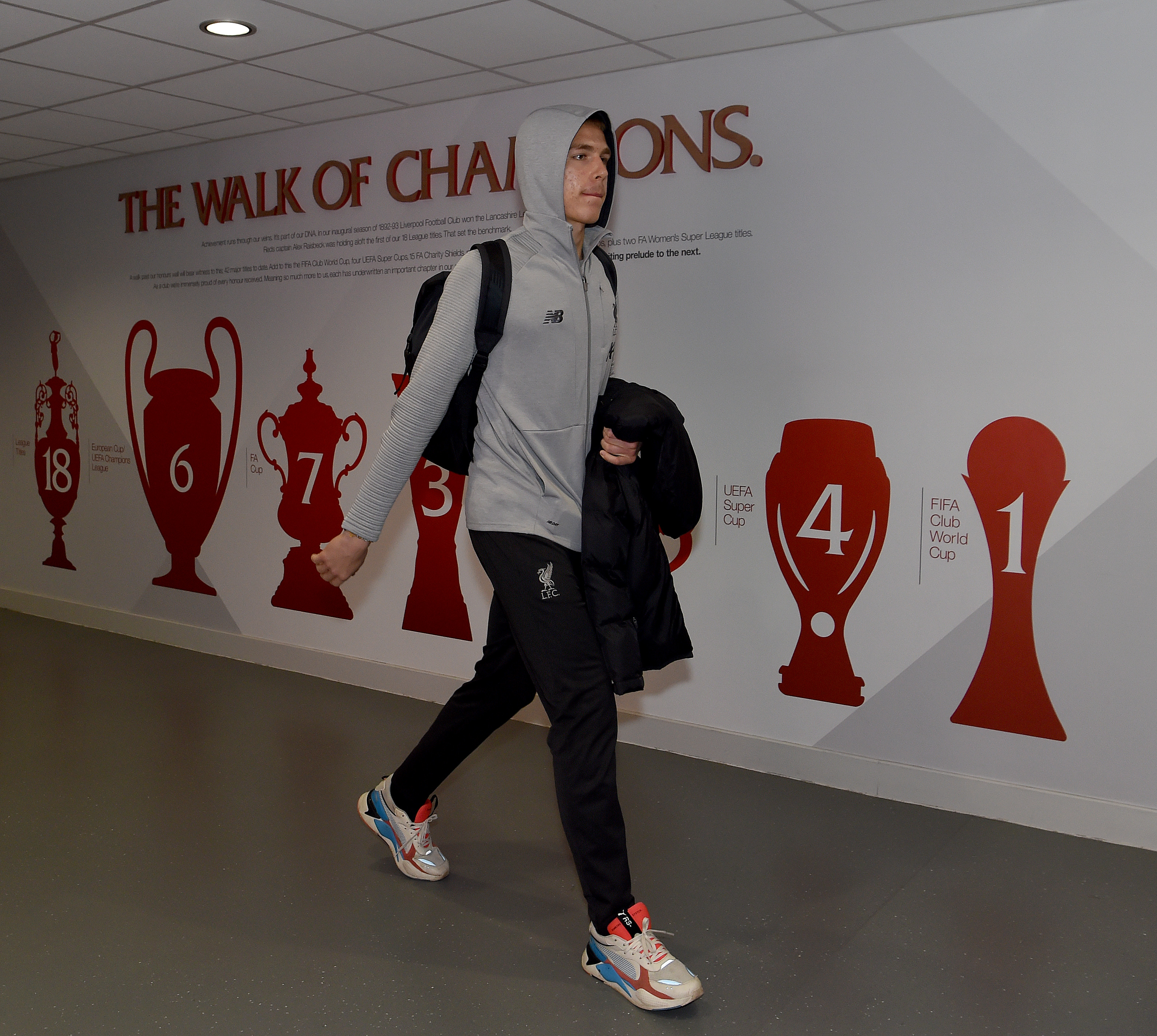 MED FØRSTELAGET: Ojrzynski var Liverpools tredjekeeper mot Bournemouth.