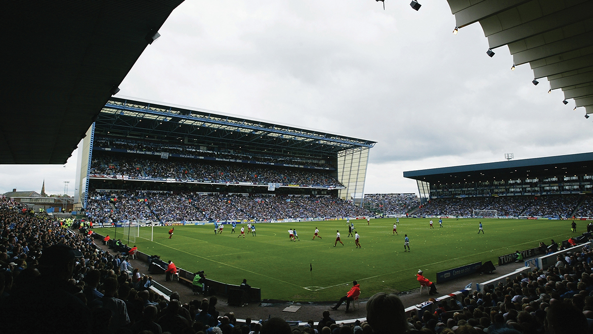 Manchester City spilte sin siste kamp på Maine Road 11. mai 2003, da Southampton var motstander.