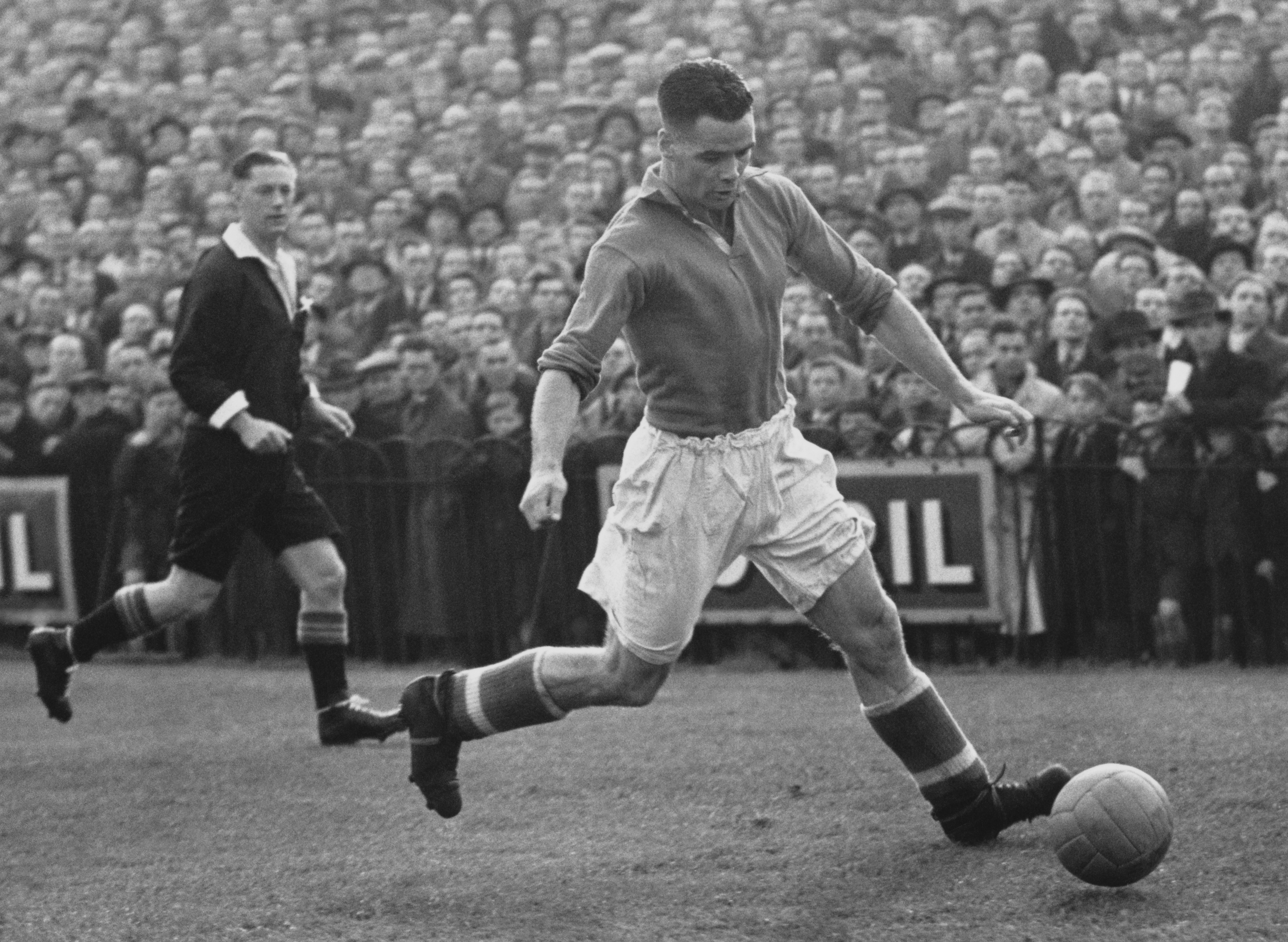 Billy Liddell ble en stor profil i Liverpool. Her er han avbildet i 1949.