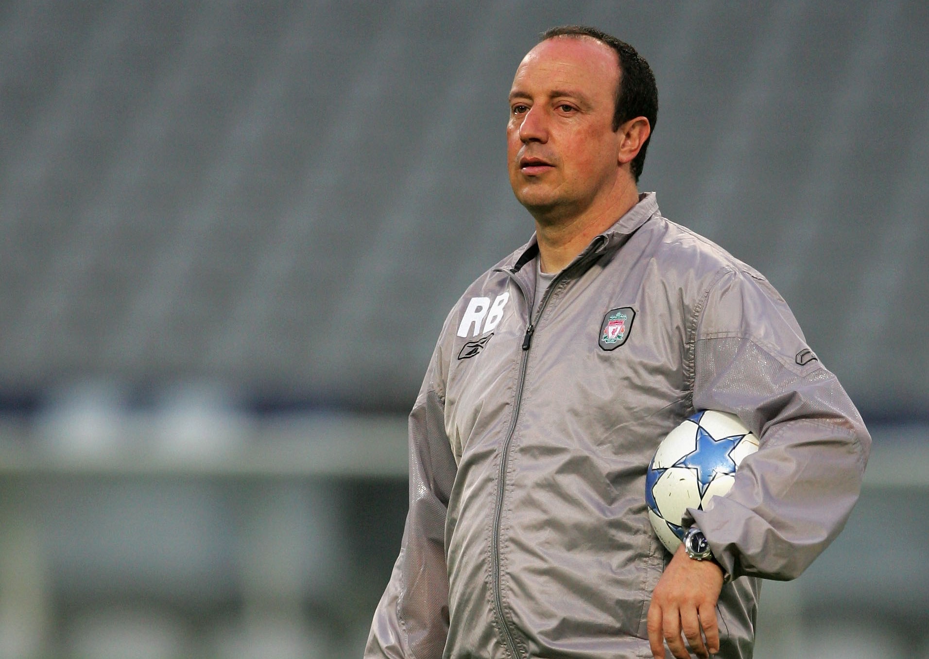 RAFAEL BENITEZ ANNO 2005: Siden har håret fort blitt gråere.
