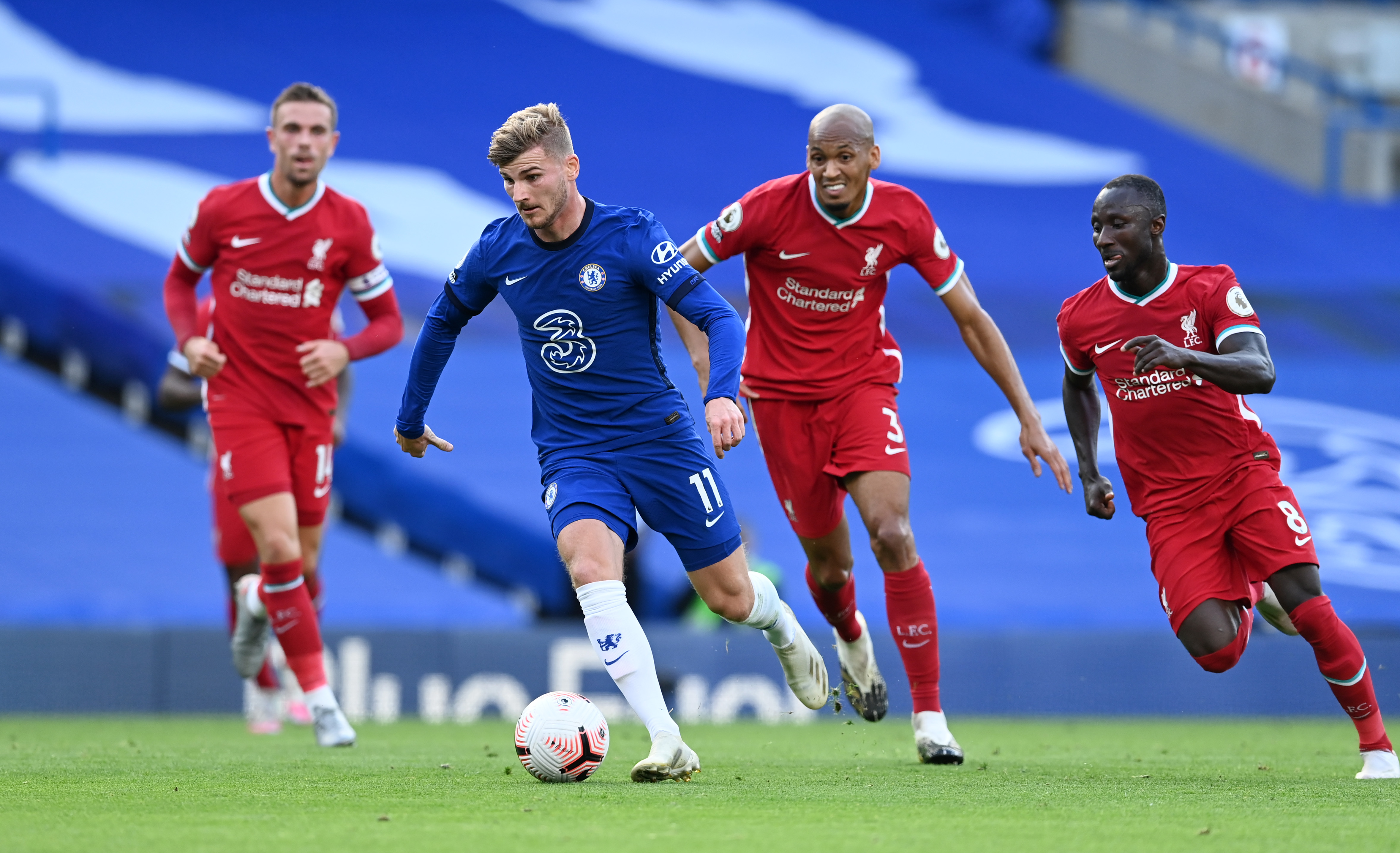 CLEAN SHEET: I møte med Timo Werner & Co holdt Liverpool buret rent, kun Brighton og Aston Villa unngikk baklengs i samme runde.