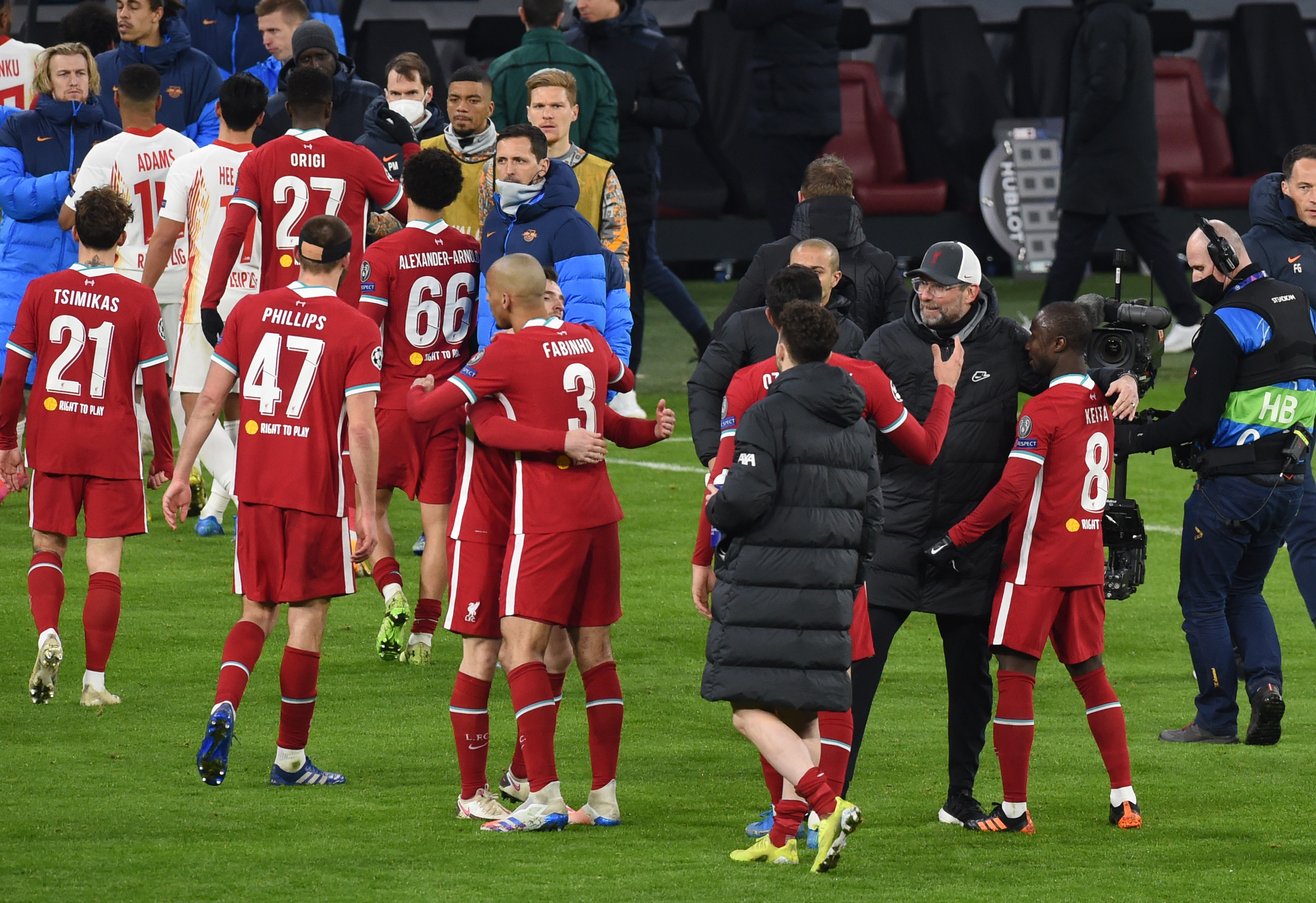 KLOPPELI-KLEMMETID: Jürgen Klopps brede glis og store klemmer var tilbake etter kampen.