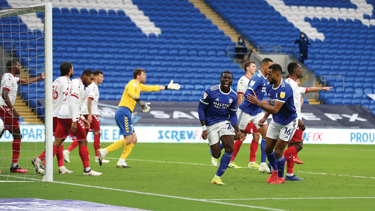 Sheyi Ojo er virkelig blitt en kasteball i utlånssystemet og er nå på sitt sjette utlån, og spiller sammen med Wilson i Cardiff.