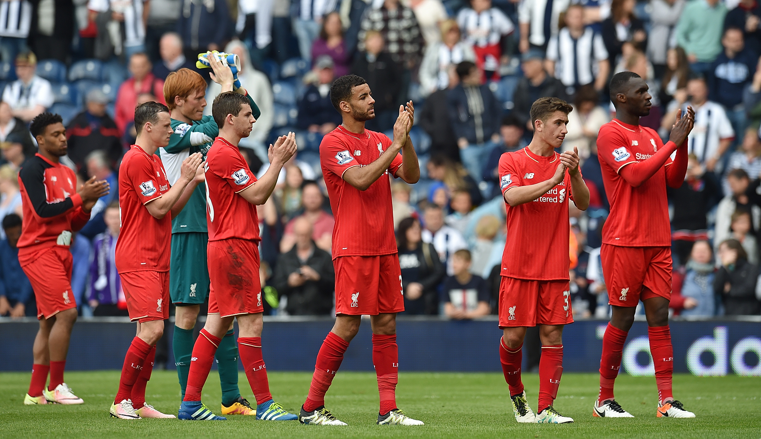 B-LAG: Laget mot West Bromwich i siste serierunde i 2016. Ikke mange av disse fikk særlig gode karrierer på Anfield.