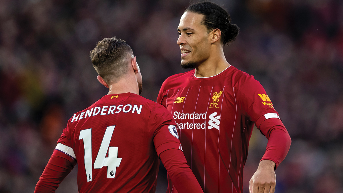 HØYESTE KARAKTER: Jordan Henderson og Virgil Van Dijk - begge med 9,5 poeng