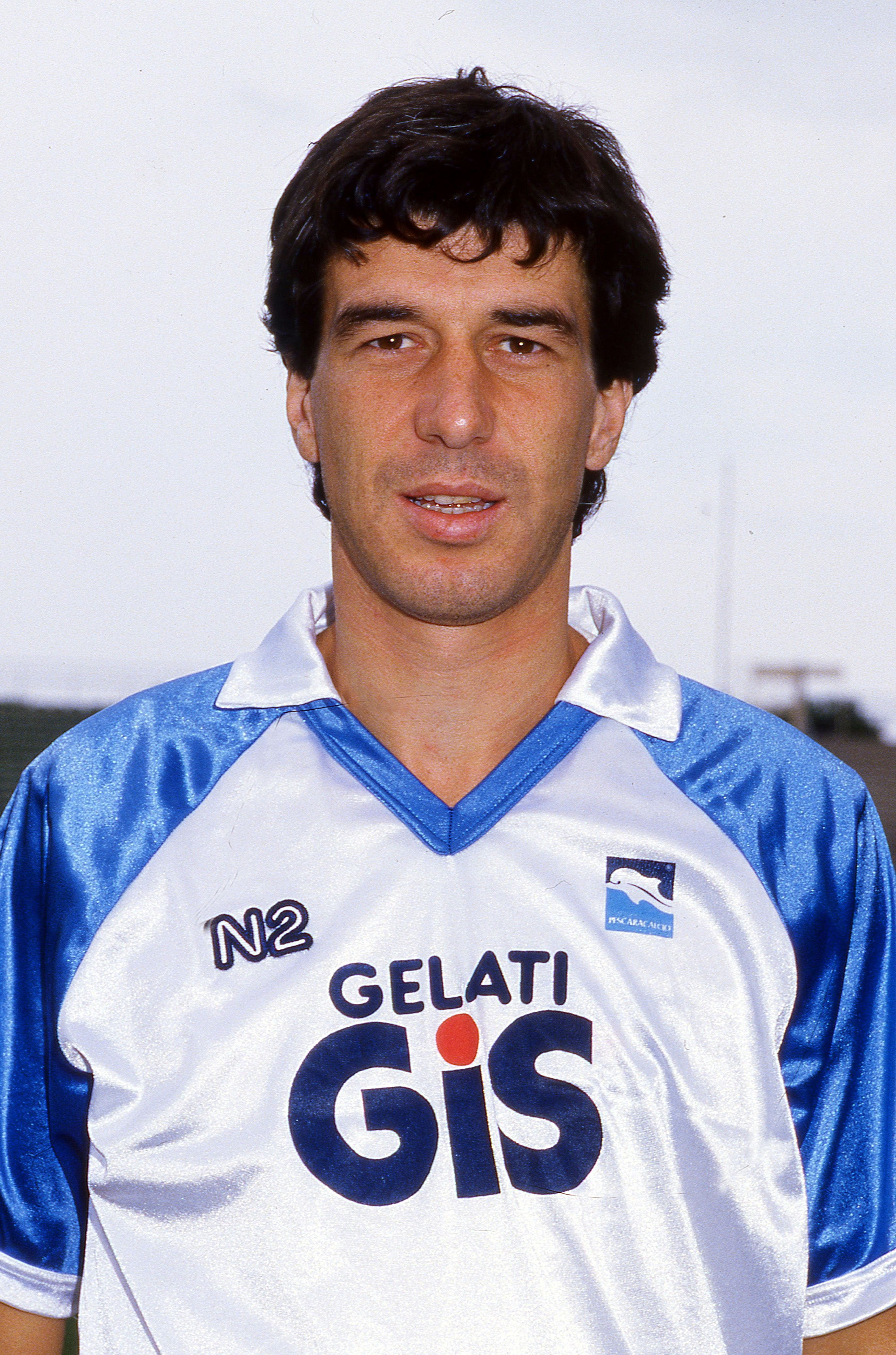 LANG SPILLERKARRIERE: En ung Gian Piero Gasperini på slutten av 80-tallet og endelig klar for Serie A-fotball.
