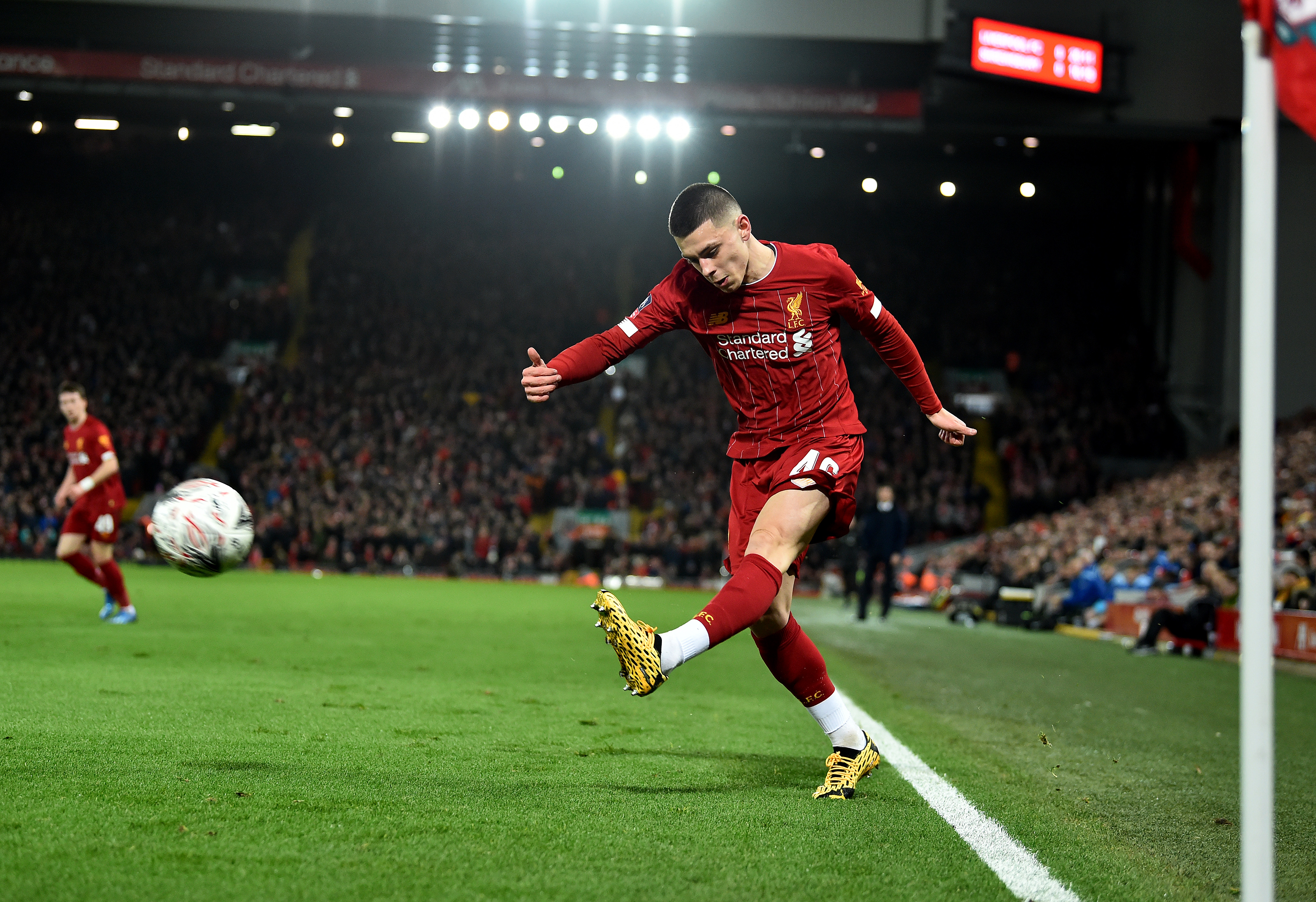 ADAM LEWIS: Scouseren debuterte for Liverpool.