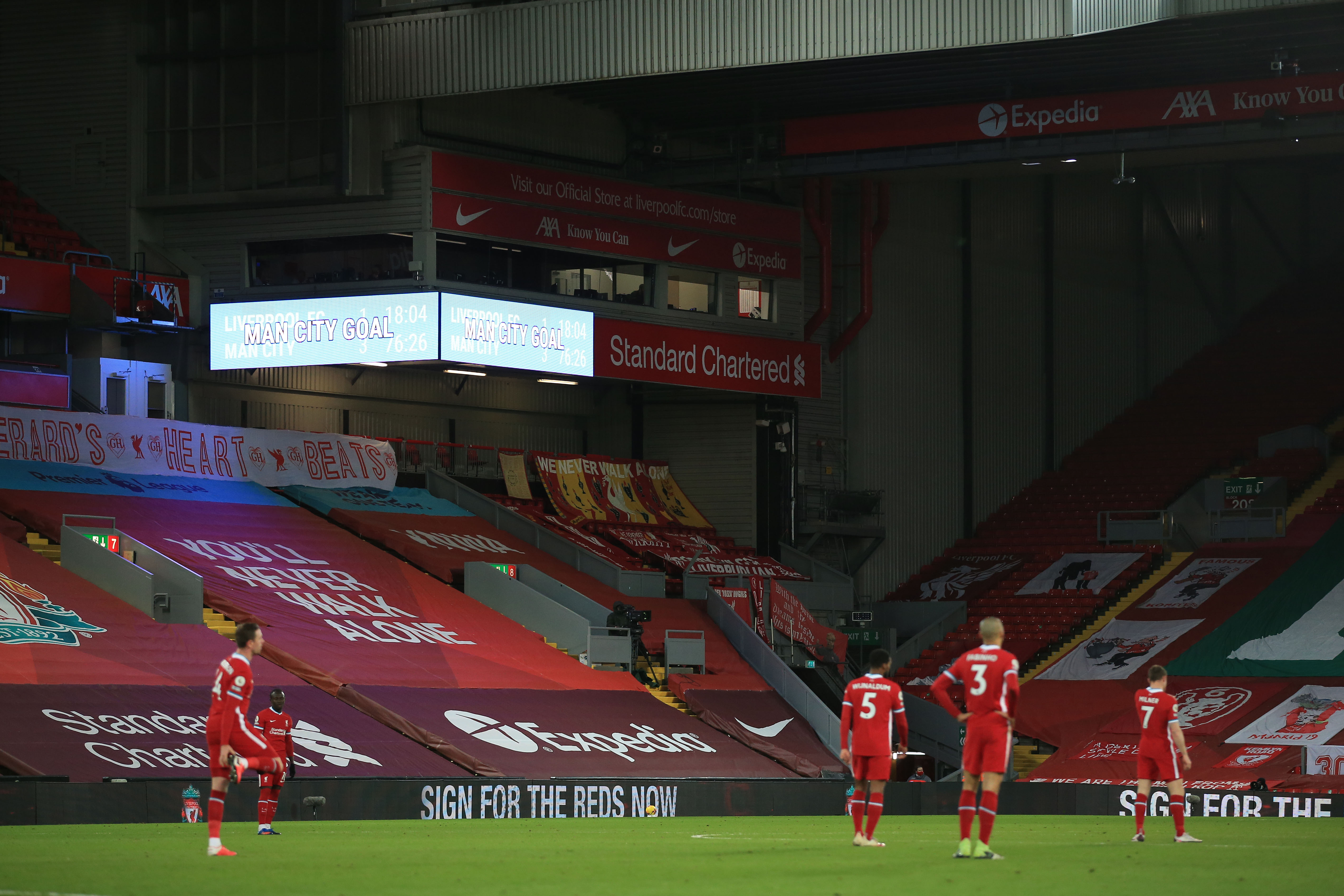 NULL HJELP: Den kjente Anfield-atmosfæren har naturligvis uteblitt de siste månedene.