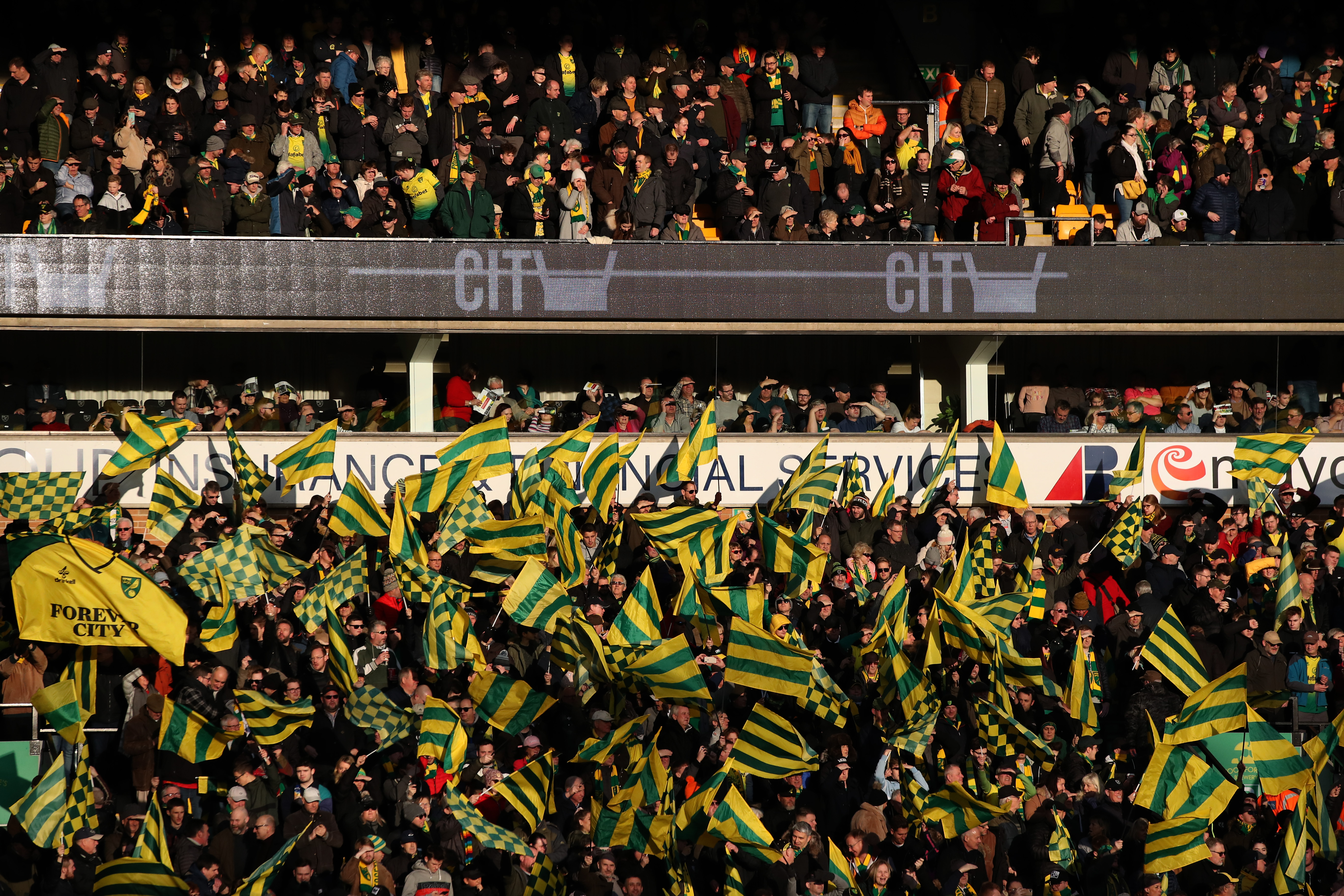 LIVLIG: Det kan bli bra atmosfære på Carrow Road.