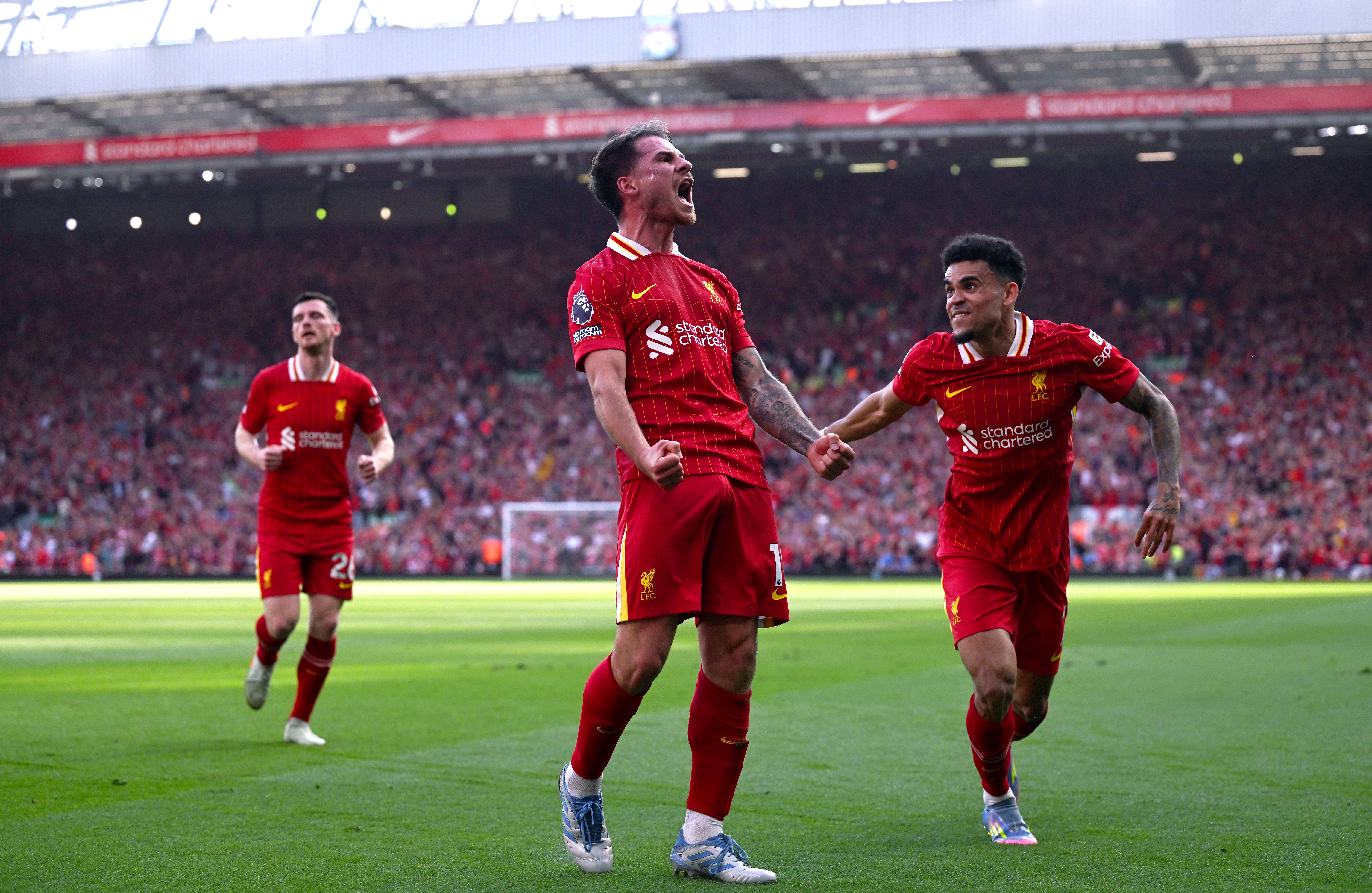 Det ble en ordentlig festaften på Anfield.