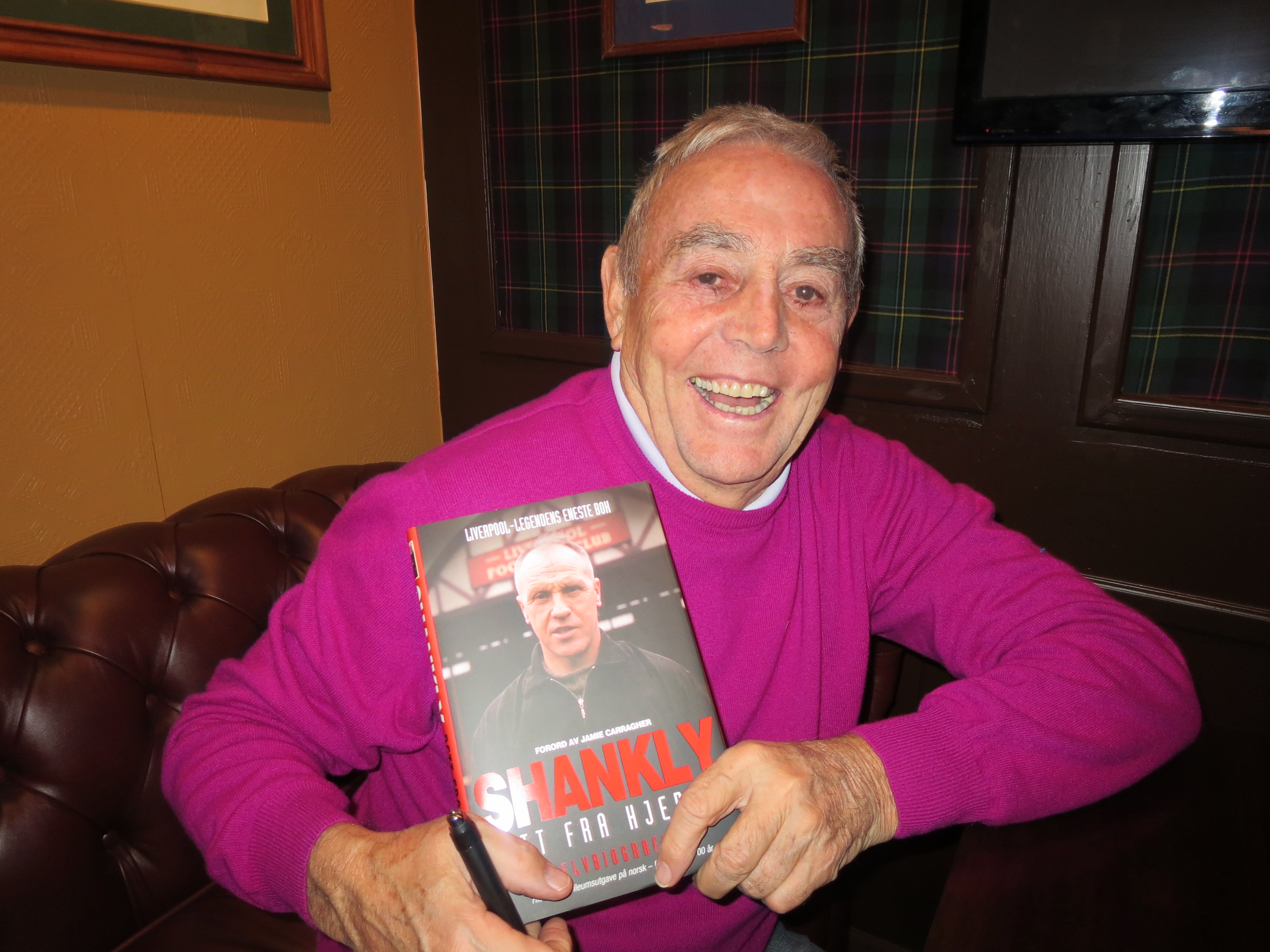 NORGESTURNE: Ian St. John var med på Norges-turné i forbindelse med Bill Shanklys 100-årsjubileum.