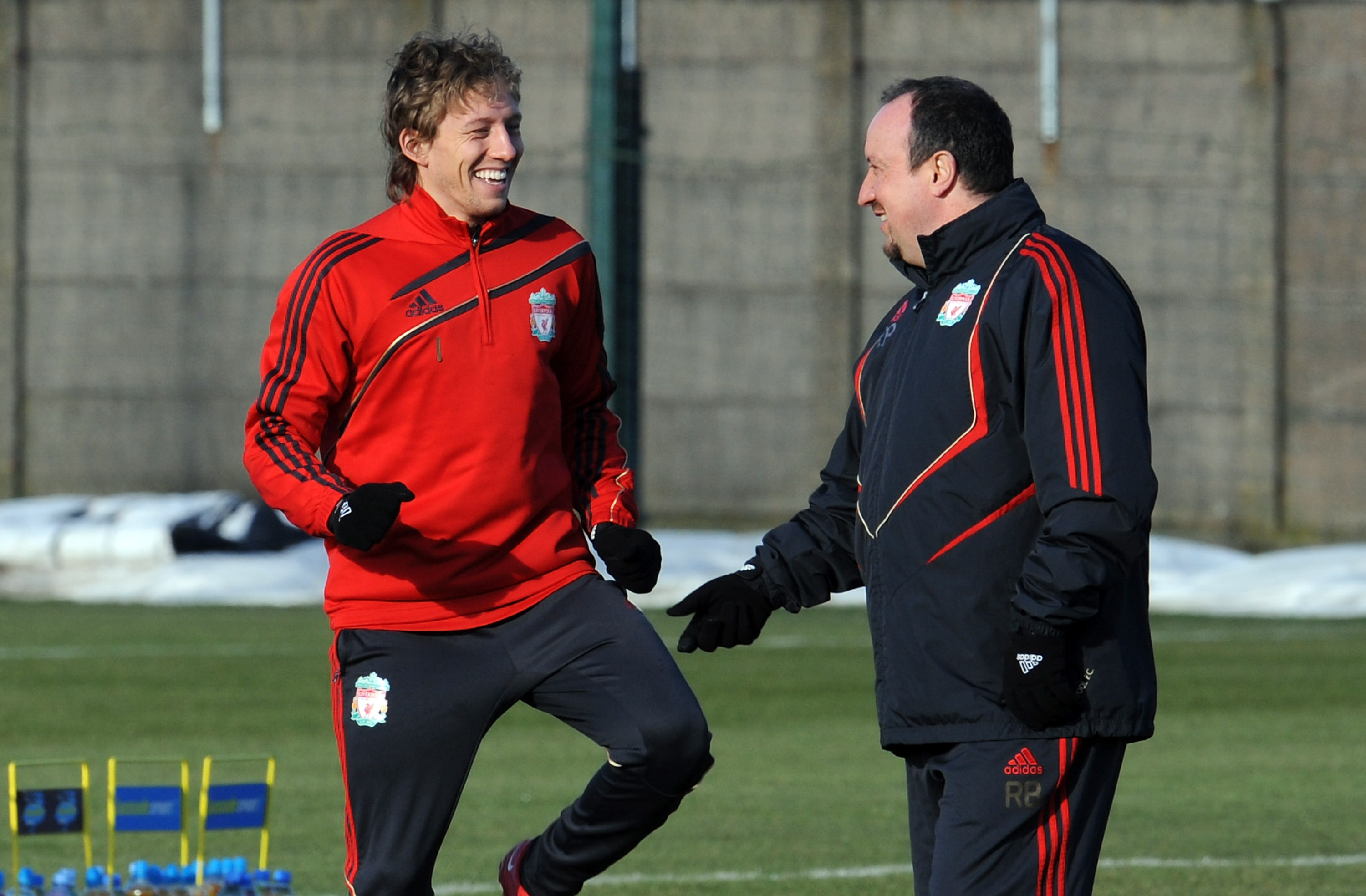 STØTTESPILLER: Rafa Benitez hentet Lucas til Liverpool og mistet aldri troa på braslianeren.