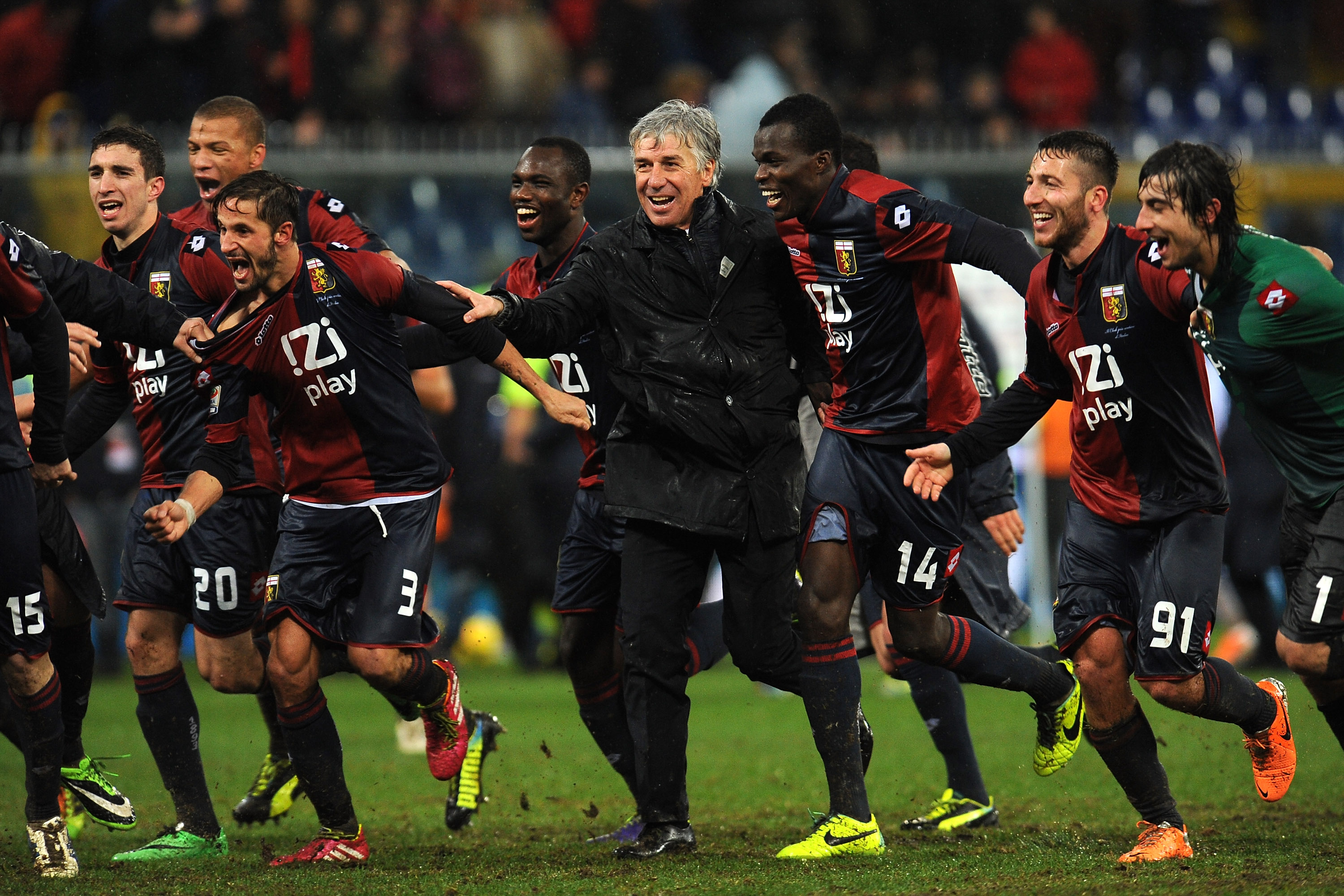 SUKSESS I GENOA: Offensiv og underholdende fotball i 3-4-3 overrasket hele Italia under Gasperinis ledelse.