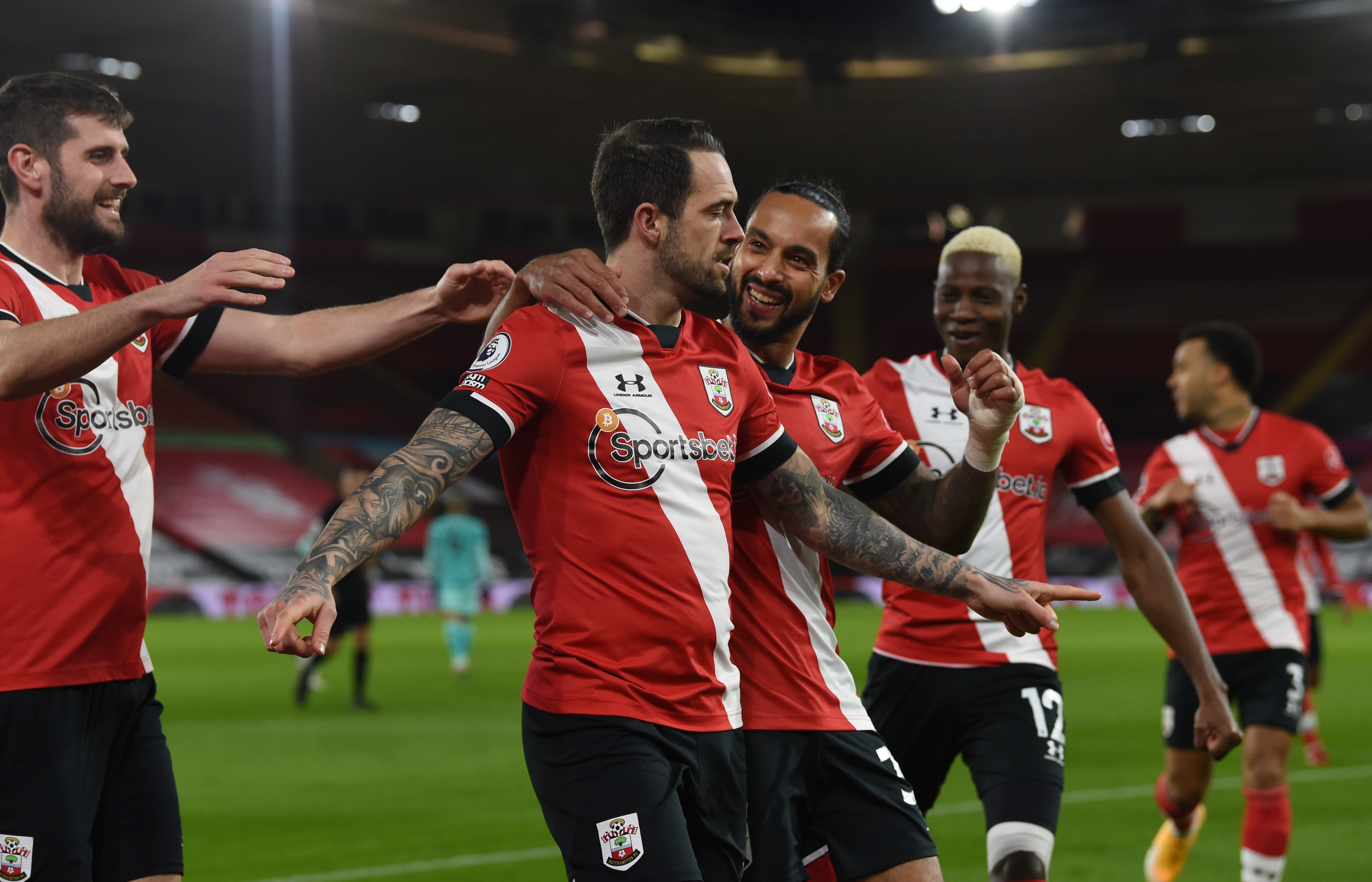 SCORET MOT SIN GAMLE KLUBB: Danny Ings ga Southampton ledelsen allerede etter ett minutt og 51 sekunders spill.