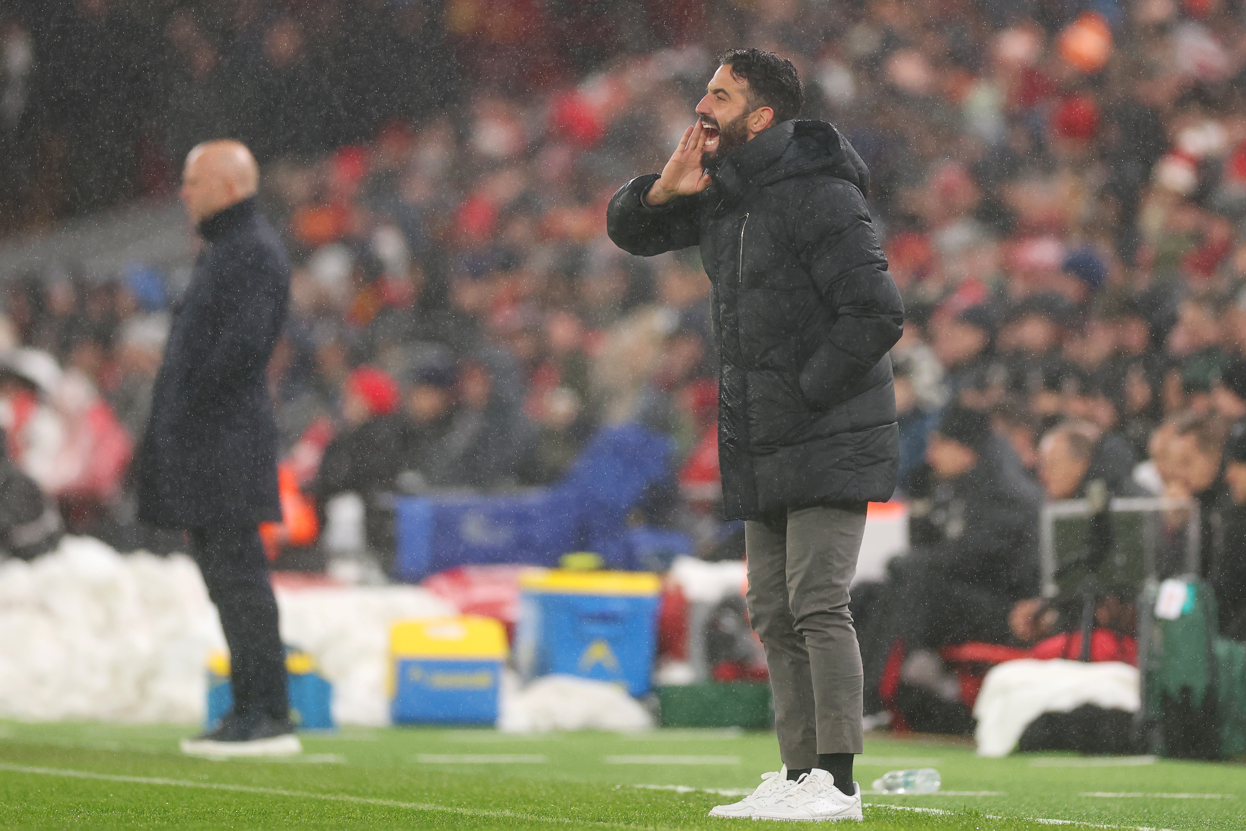 Ruben Amorim har ikke hatt det like kjekt som Arne Slot i debutsesongen i Premier League.