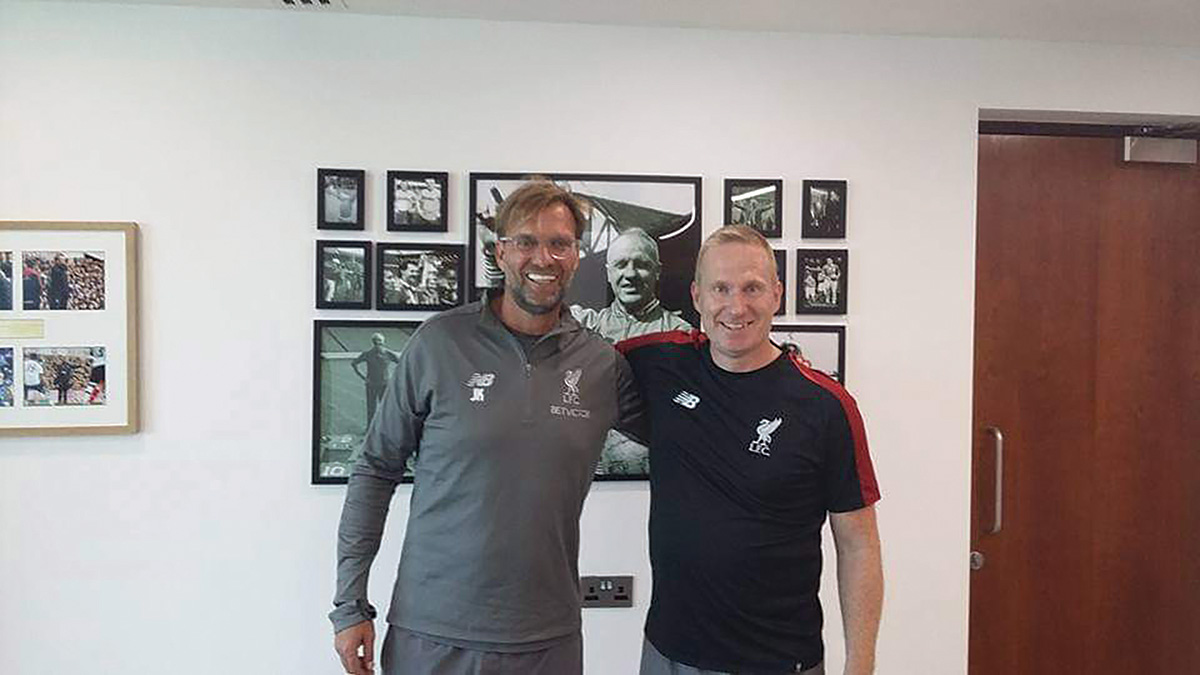 Thomas Grønnemark og sjefen Jürgen Klopp.