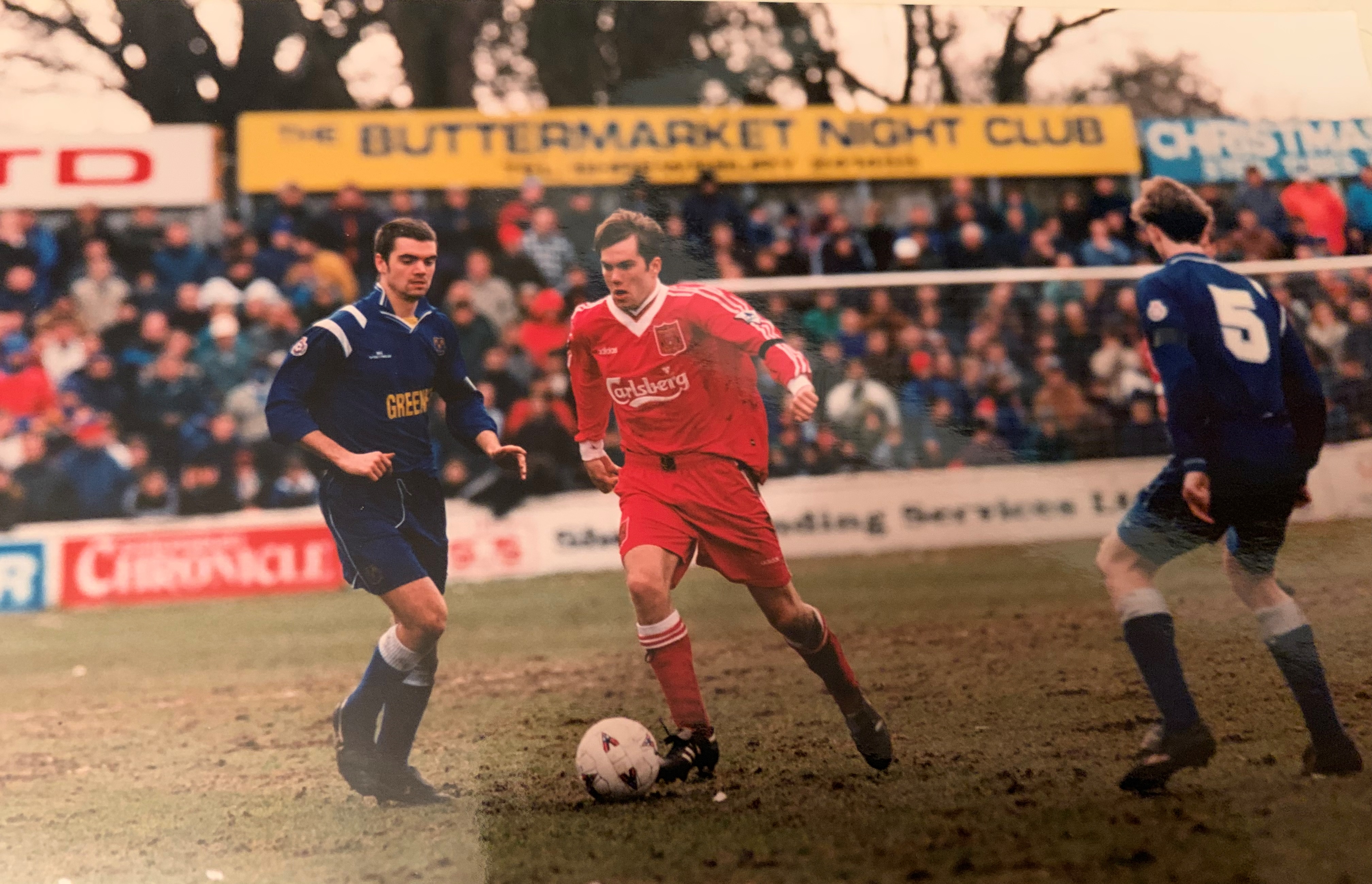 JASON MCATEER: Kom på scoringslisten mot Shrewsbury.