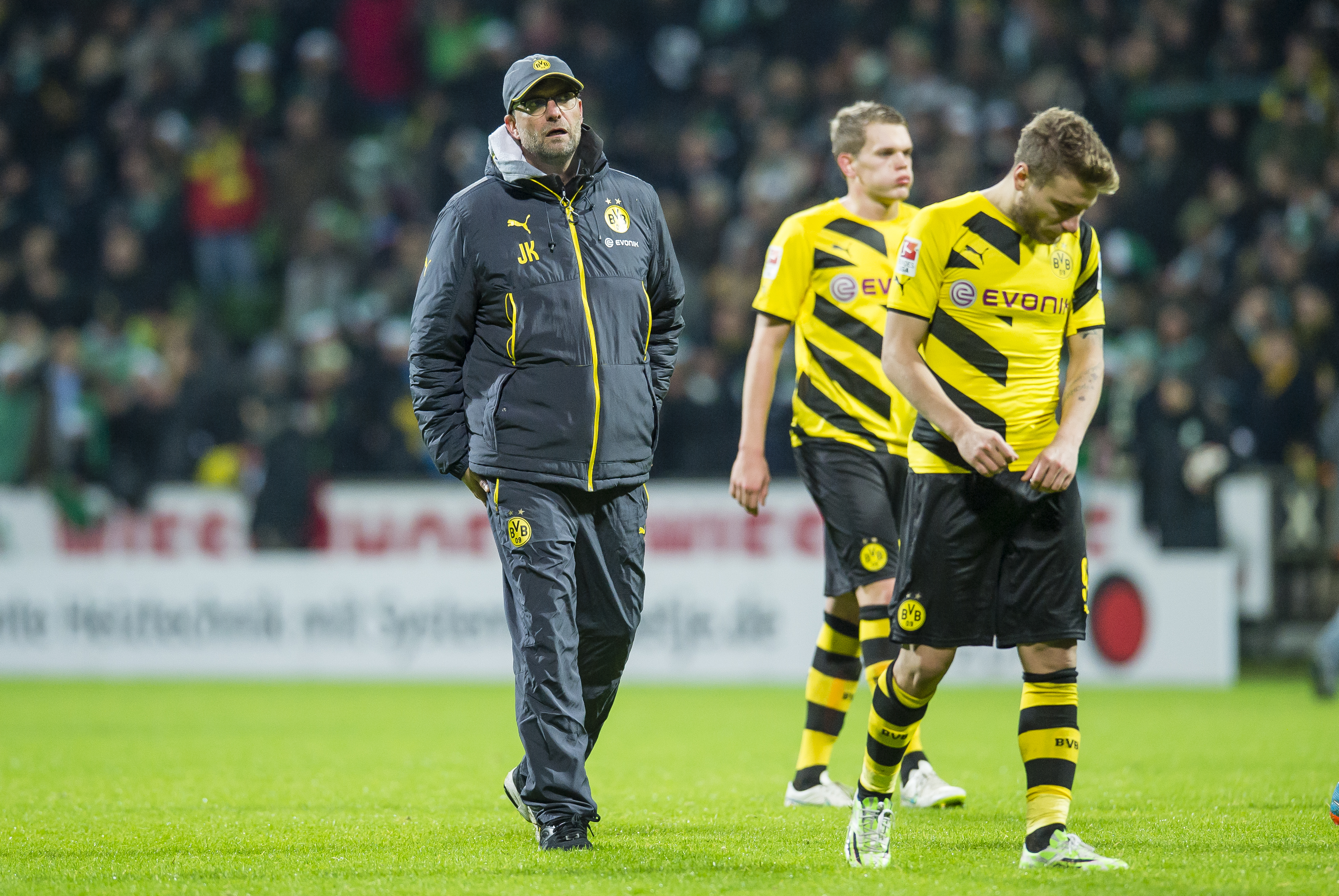 NEDBRUTT: Dortmund tapte for Werder Bremen i 2014s siste kamp. De måtte tilbringe den seks uker lange vinterpausen på nest-sisteplass på tabellen.