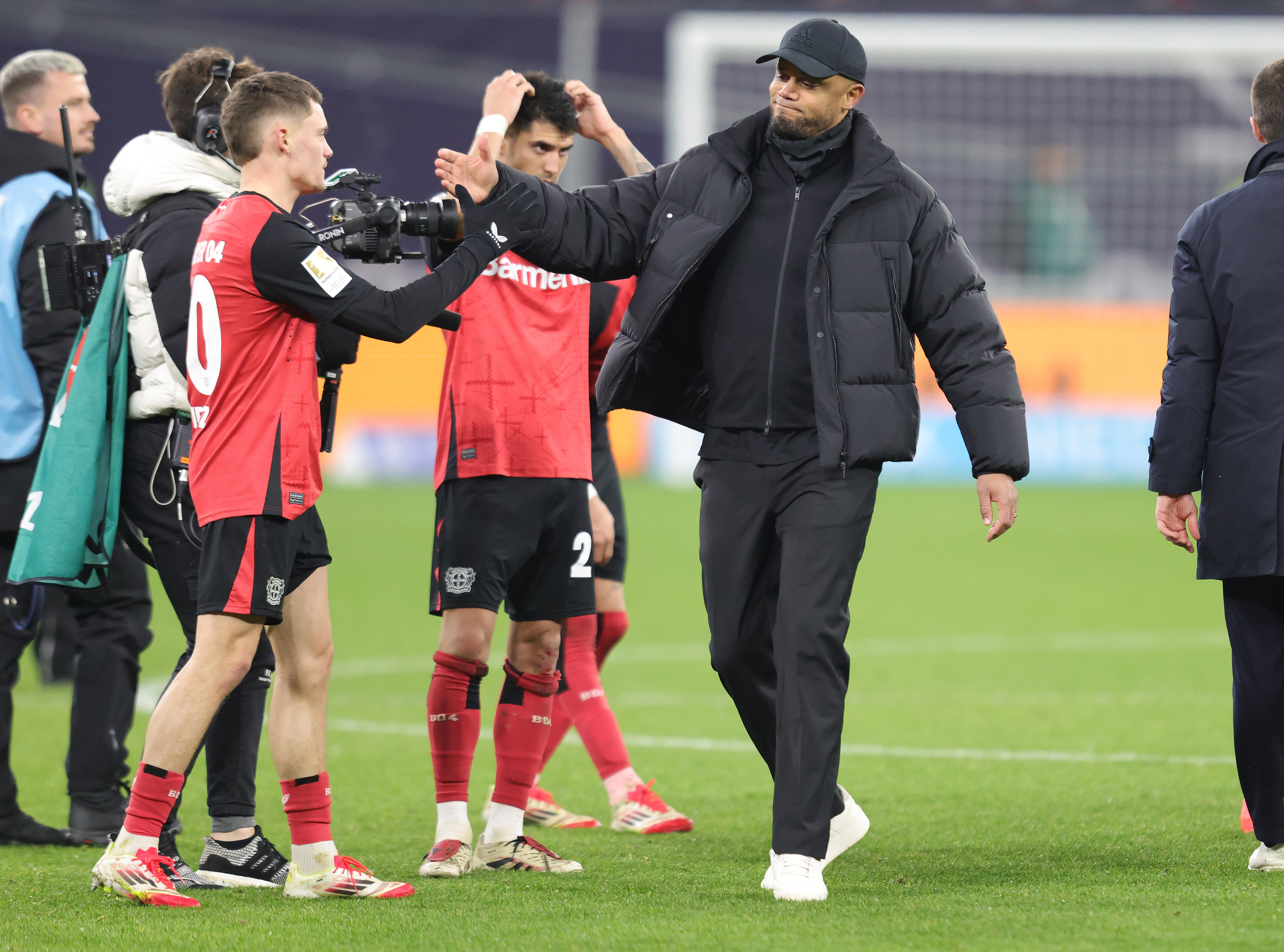 LOT SEG IKKE LOKKE: Florian Wirtz lot seg ikke friste av det Vincent Kompany kunne presentere på et møte i mai. Her fotografert etter en kamp mellom Bayer Leverkusen og Bayern Munchen i februar.