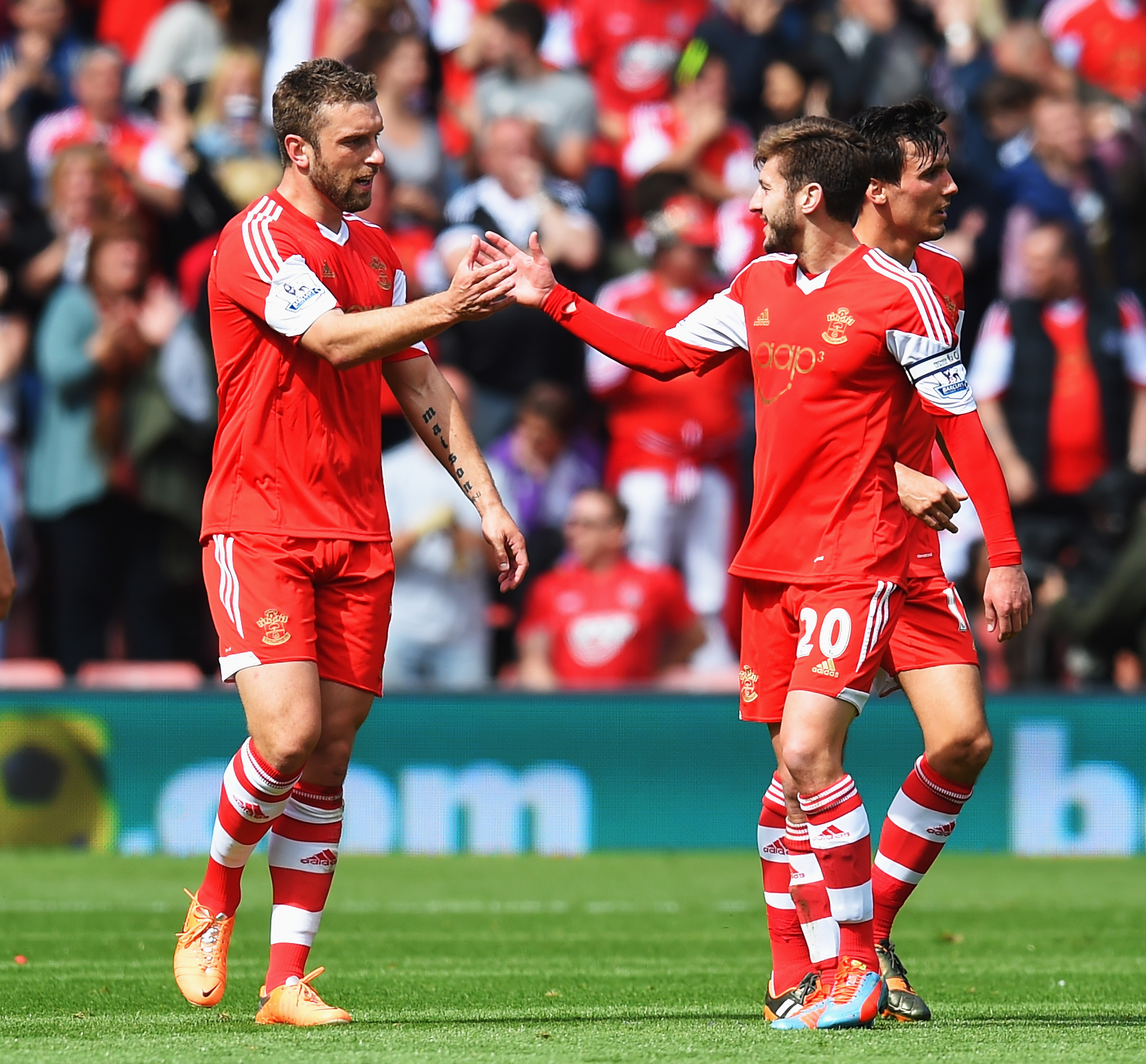 FRA SOUTHAMPTON: Liverpool kjøpte tre spillere fra Southampton denne sommeren. Dejan Lovren, Rickie Lambert og Adam Lallana.