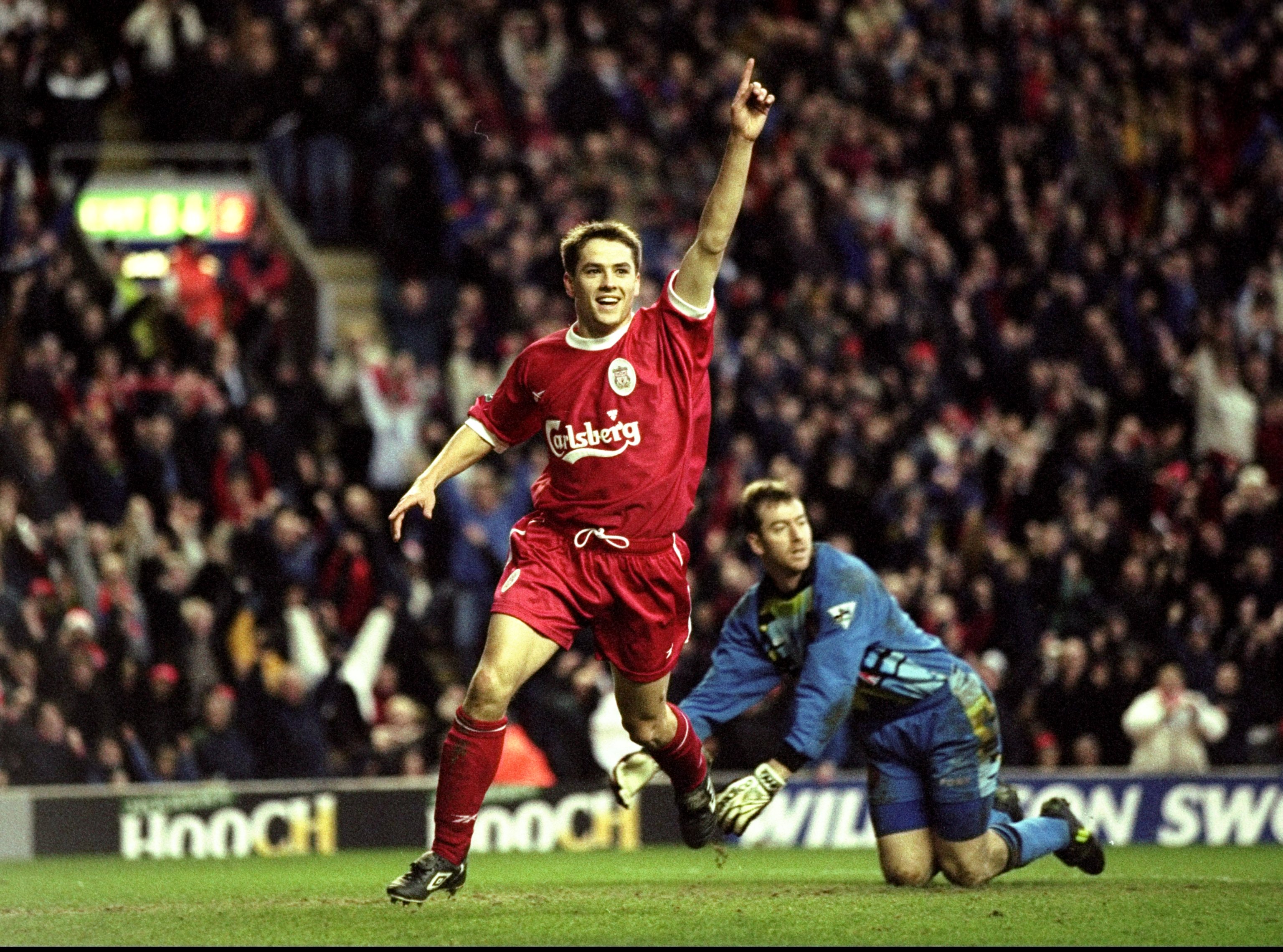 TOPPSCORER: Ingen scoret flere mål i Premier League 1998/99 enn Michael Owen.