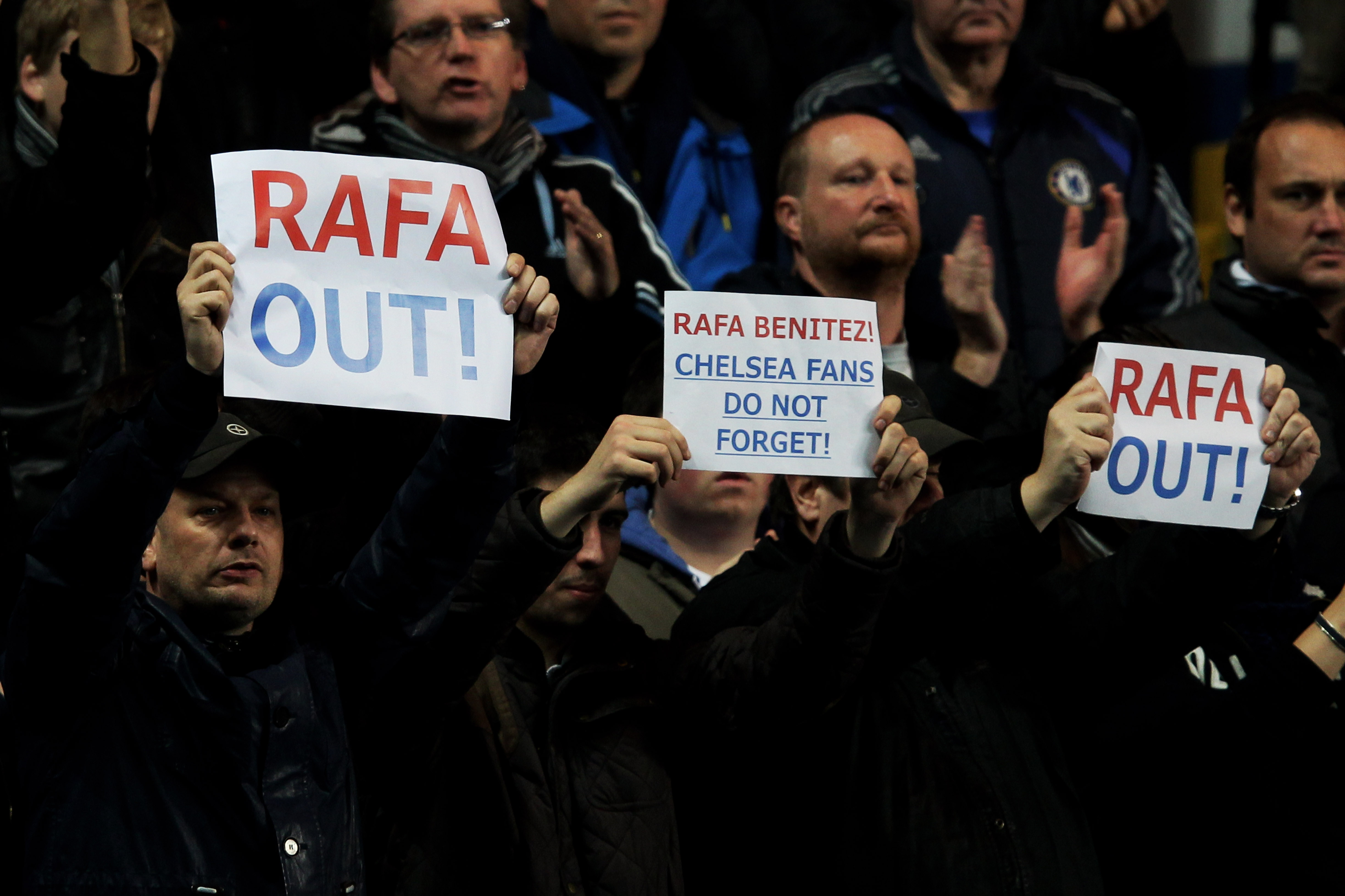 UØNSKET: Rafa Benítez var uønsket i Chelsea, men gjorde en god jobb.