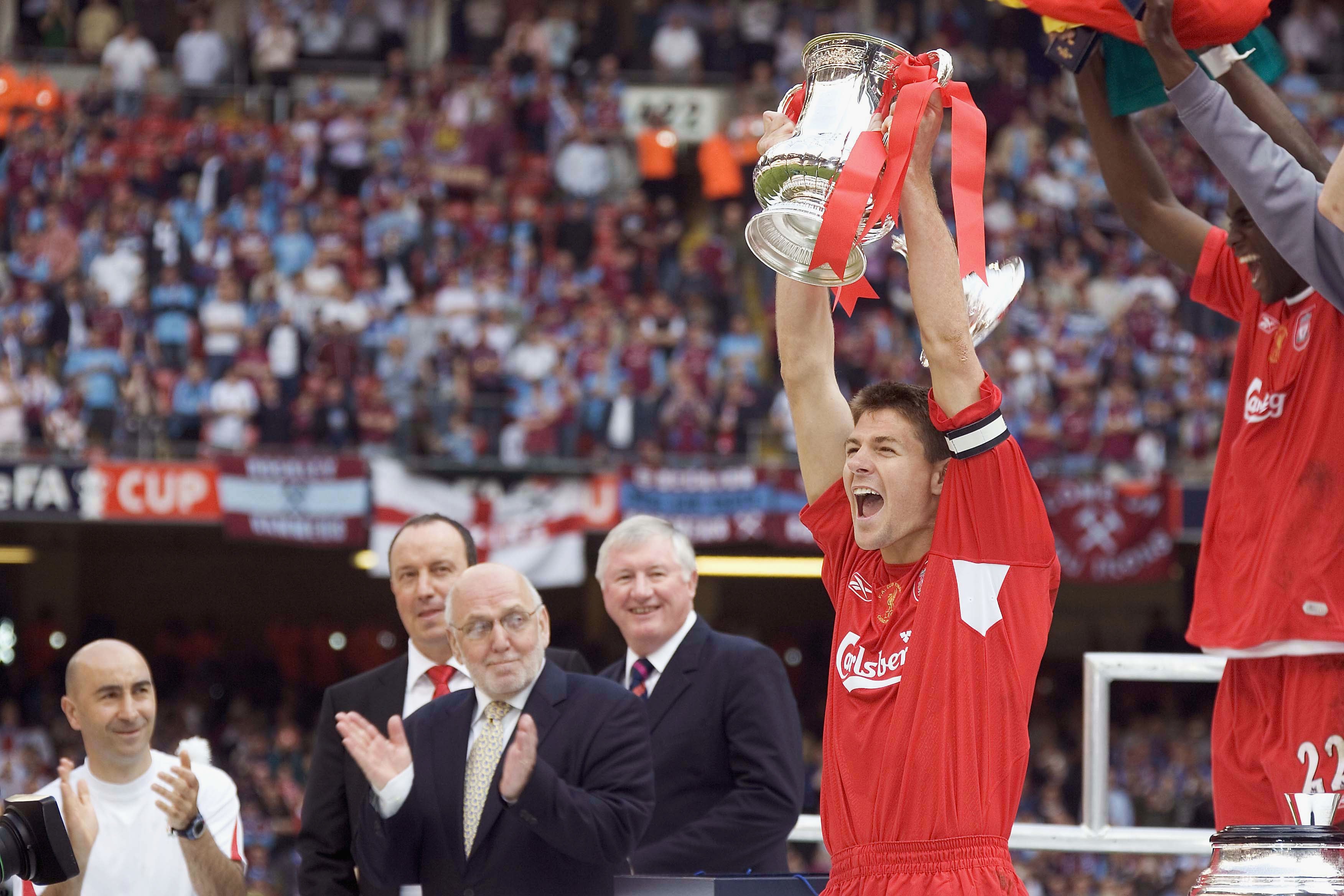 Steven Gerrard var kaptein da Liverpool vant FA-cupen i 2006.