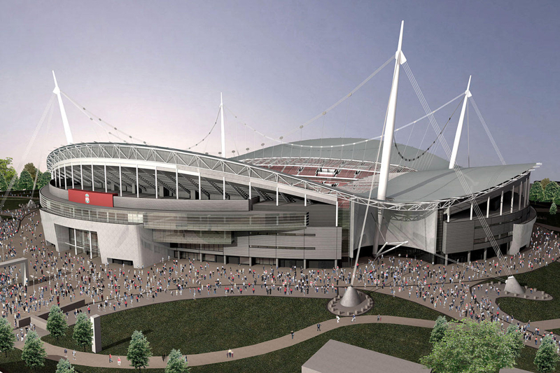 PARRYS DESIGN: Den første, godkjente plantegningen fra 2003.