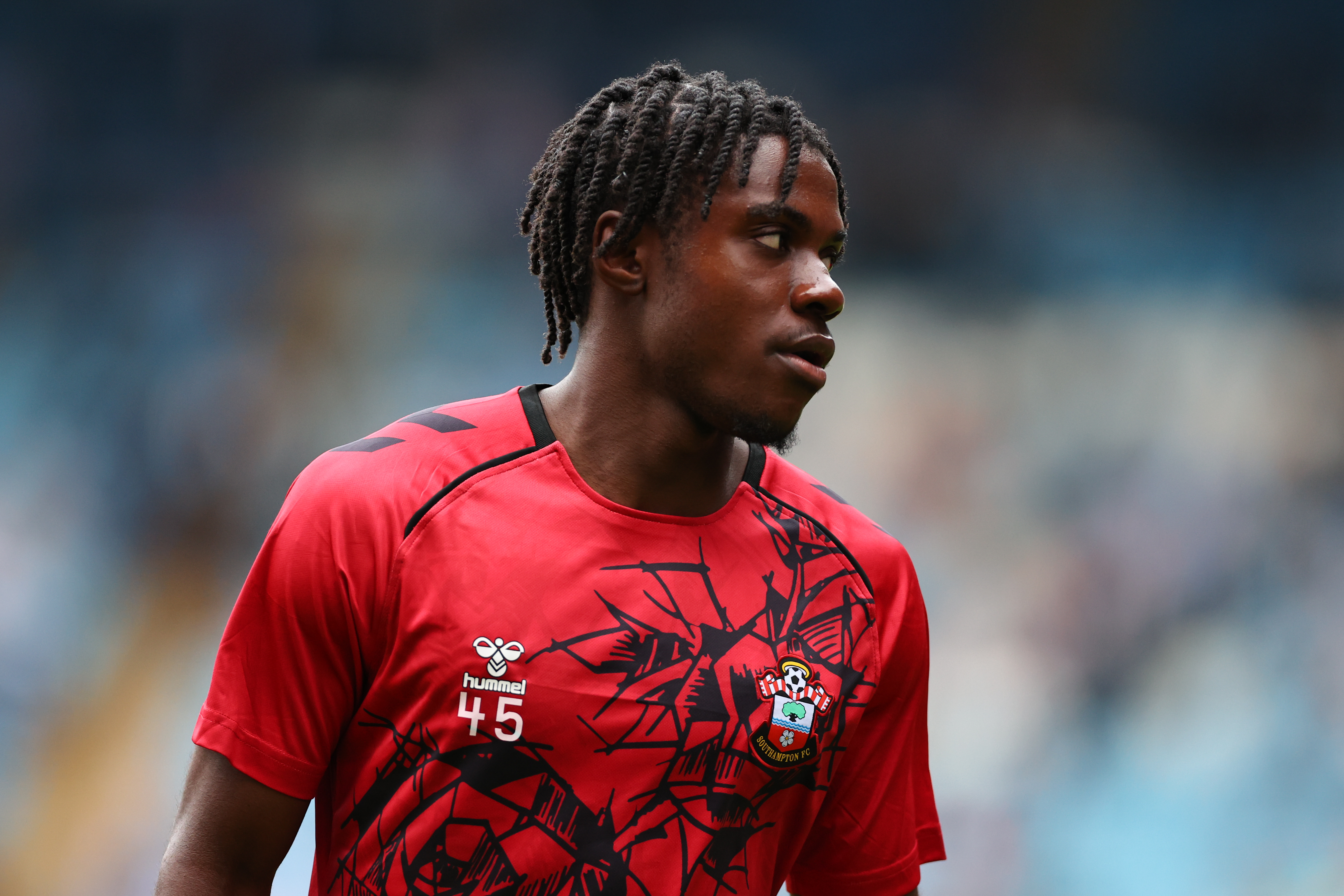 On the road?: Romeo Lafia hasn't played for Southampton yet.