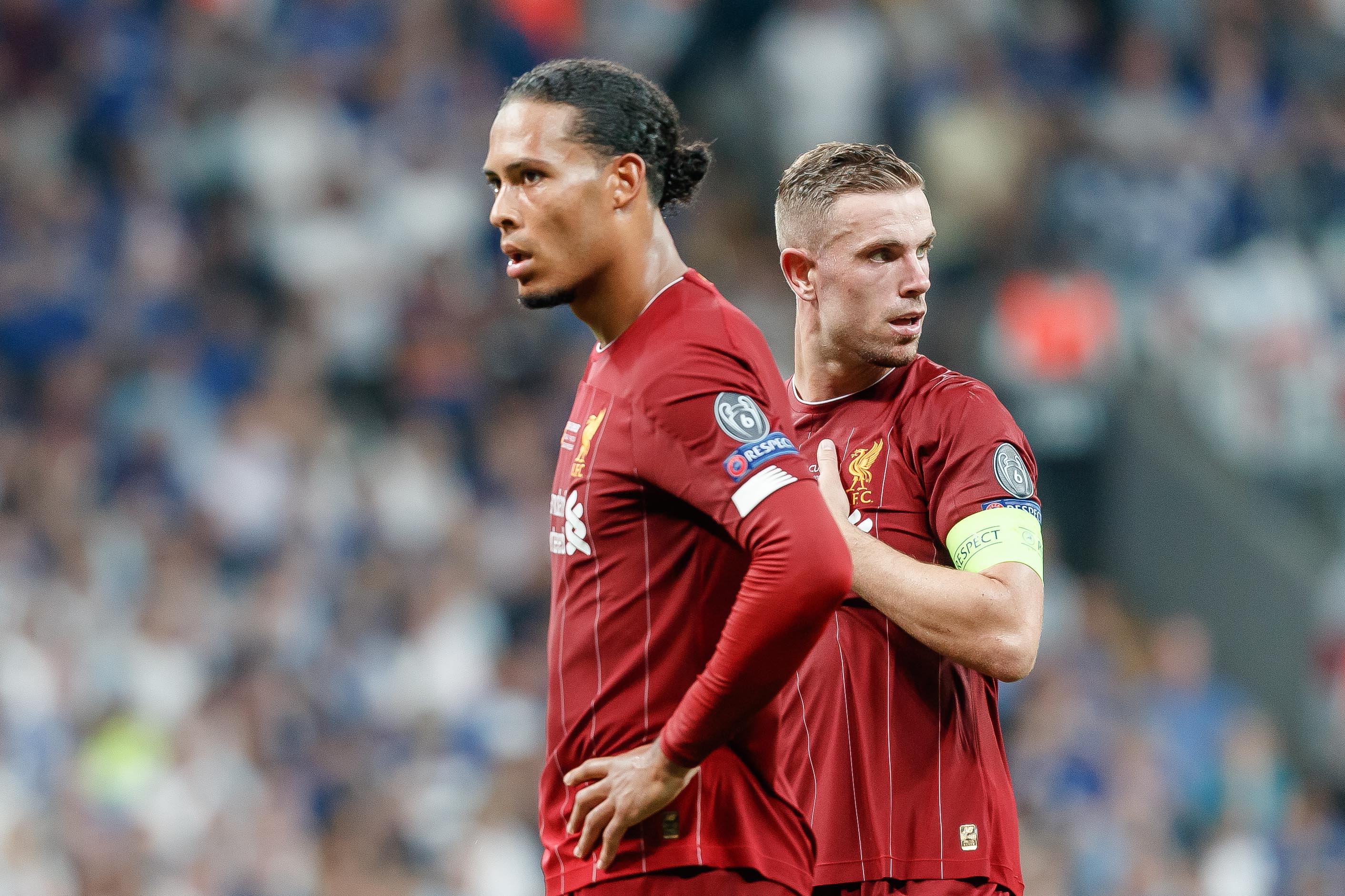 FULL AV RESPEKT: Virgil van Dijk har bare gode ord å si om Jordan Henderson.
