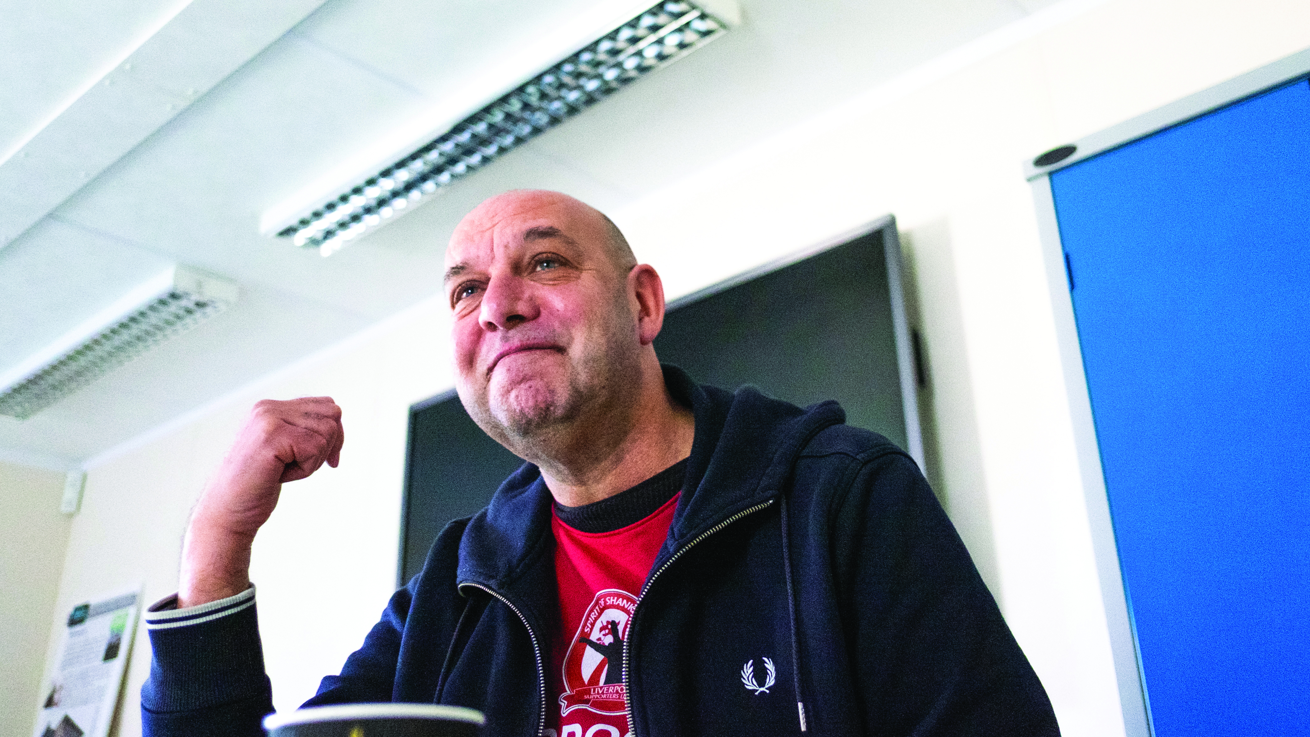 Paul Khan, styreleder i Spirit of Shankly.
