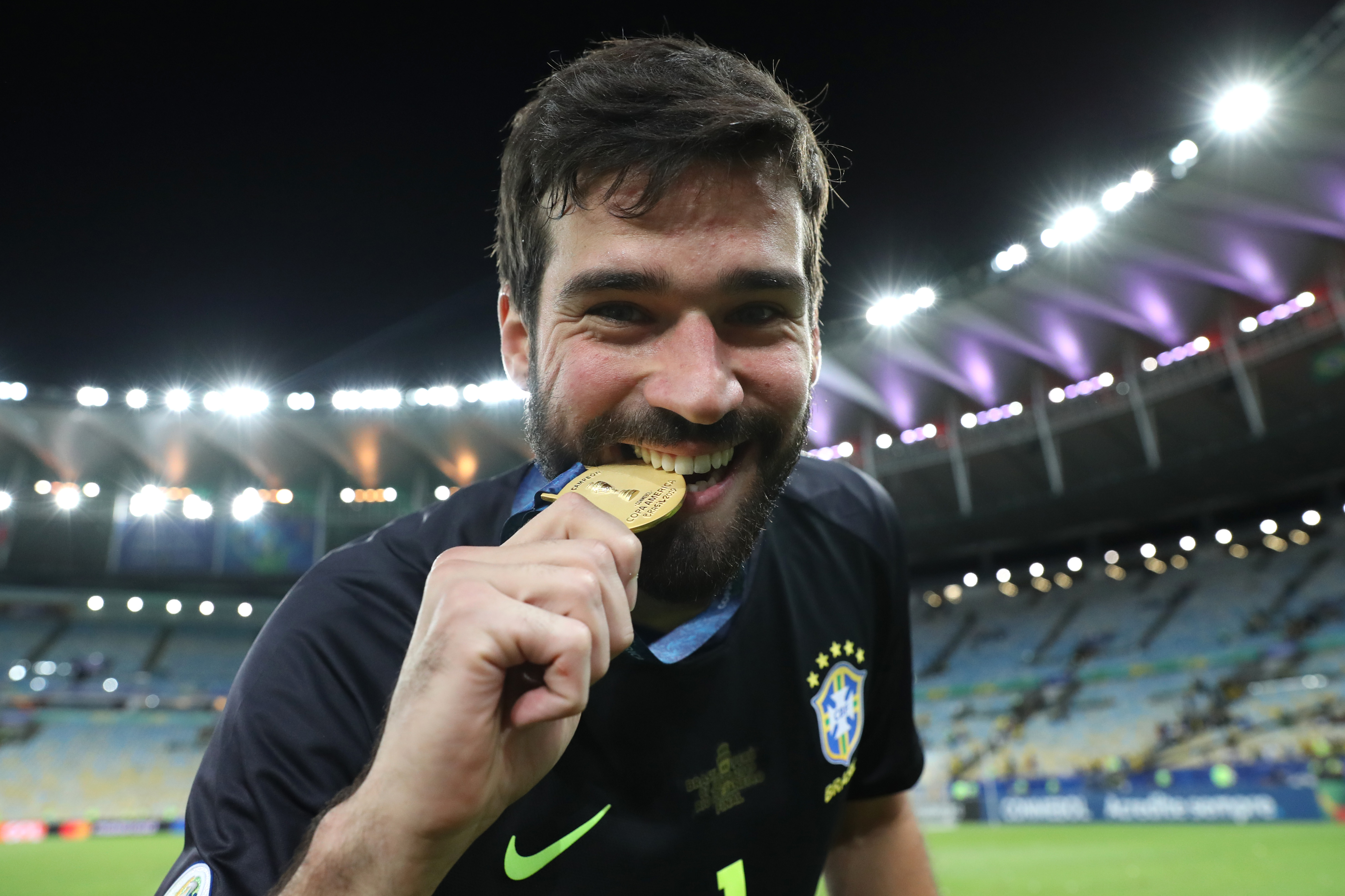 VANT SIST: Alisson Becker og Brasil gikk til topps i 2019. Også da på hjemmebane.